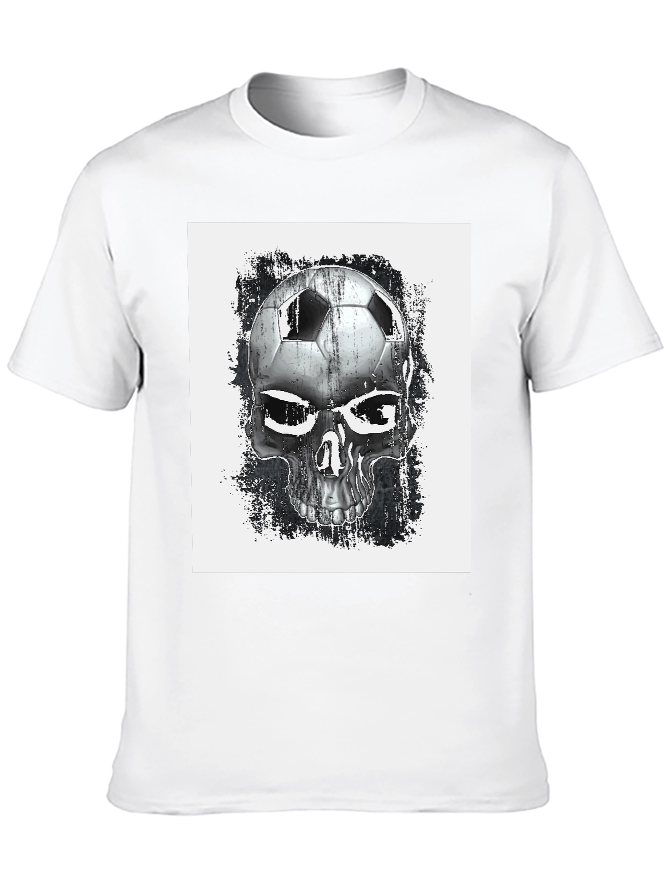 Soccer Skull Graphic T-Shirt