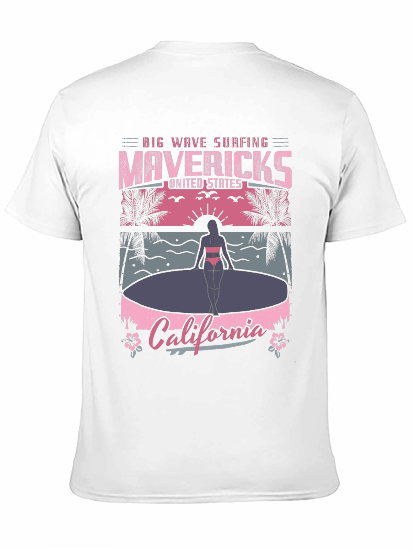 Mavericks California Surfing T-Shirt