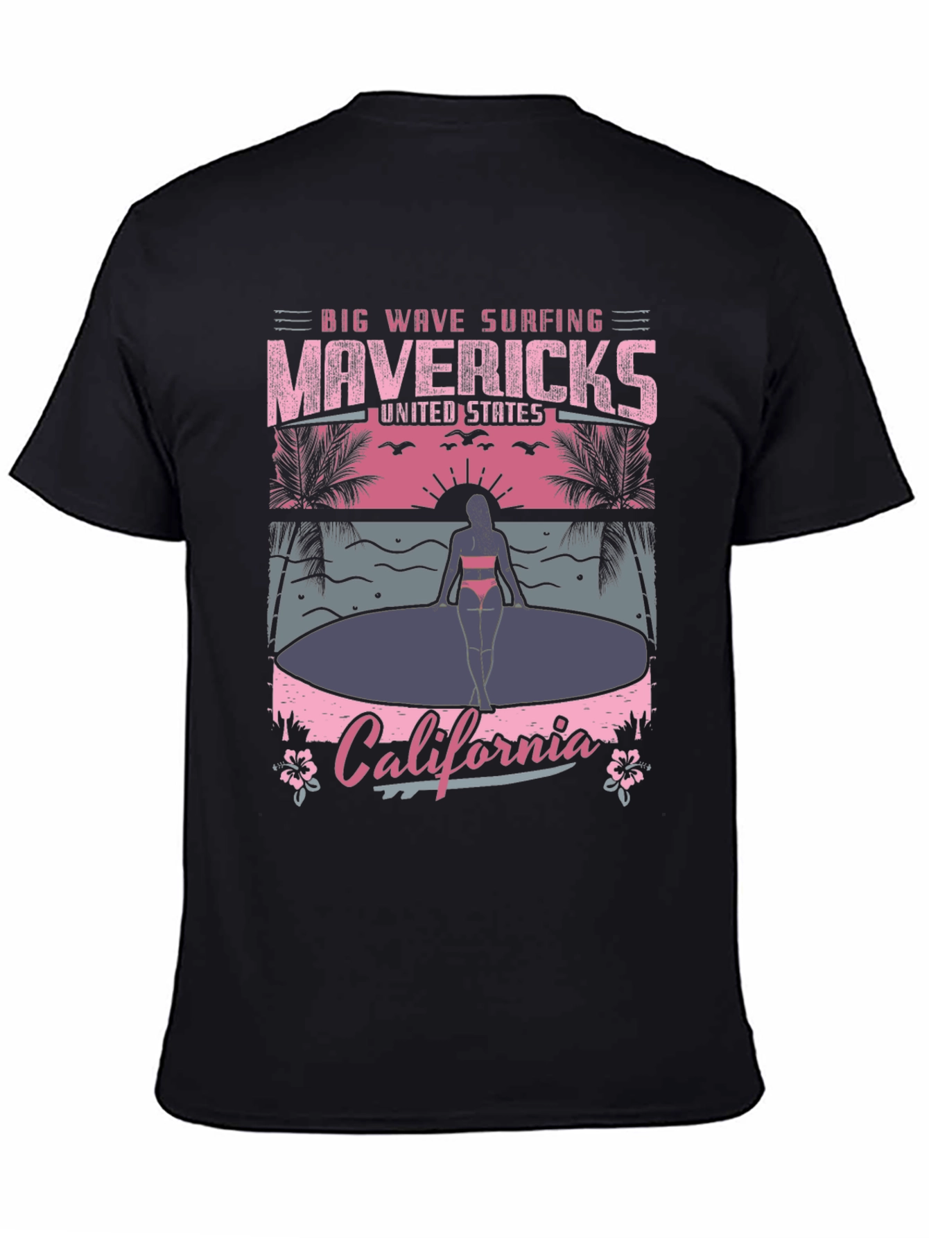 Mavericks California Surfing T-Shirt