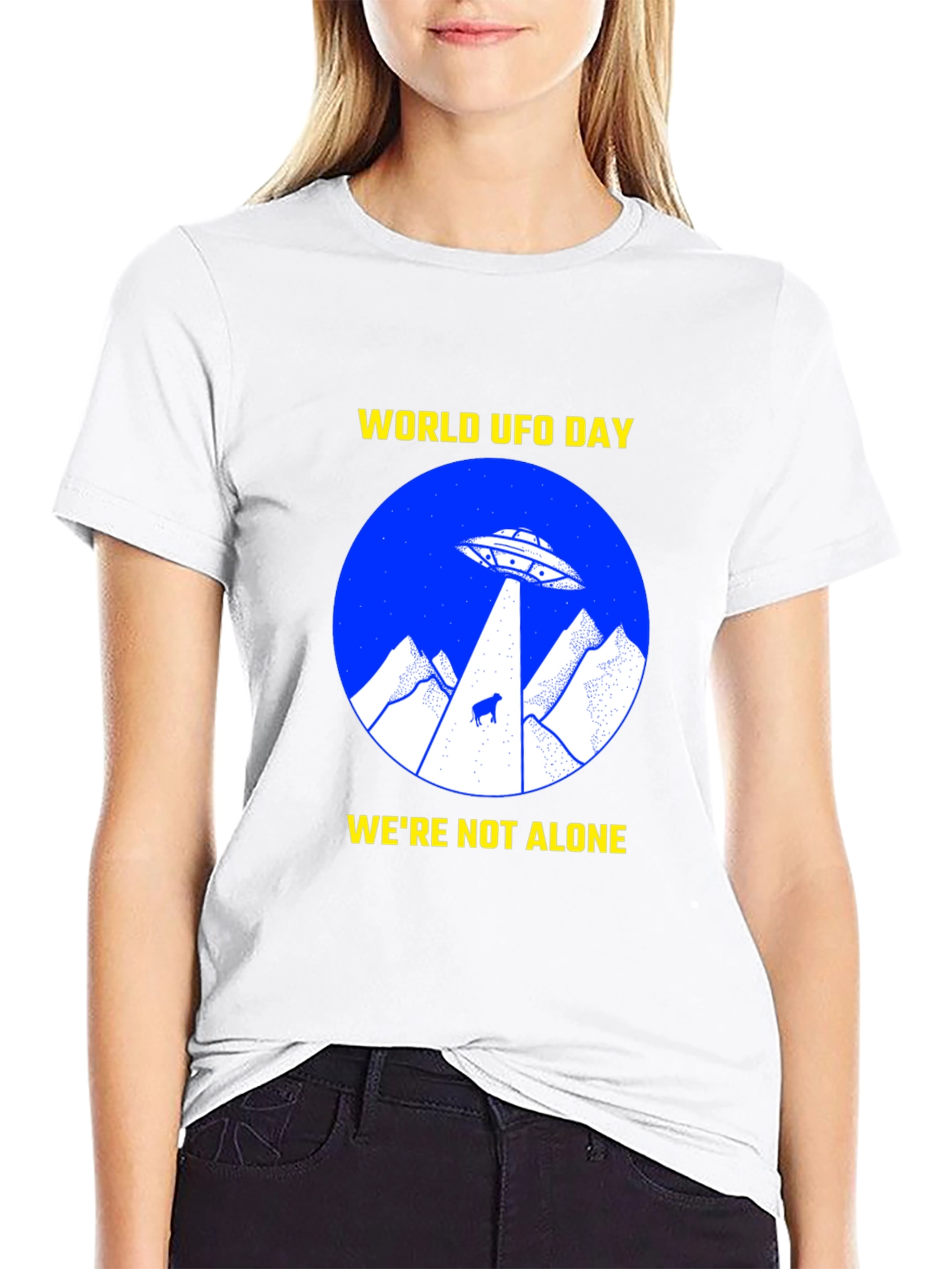 World UFO Day T-Shirt - Were Not Alone