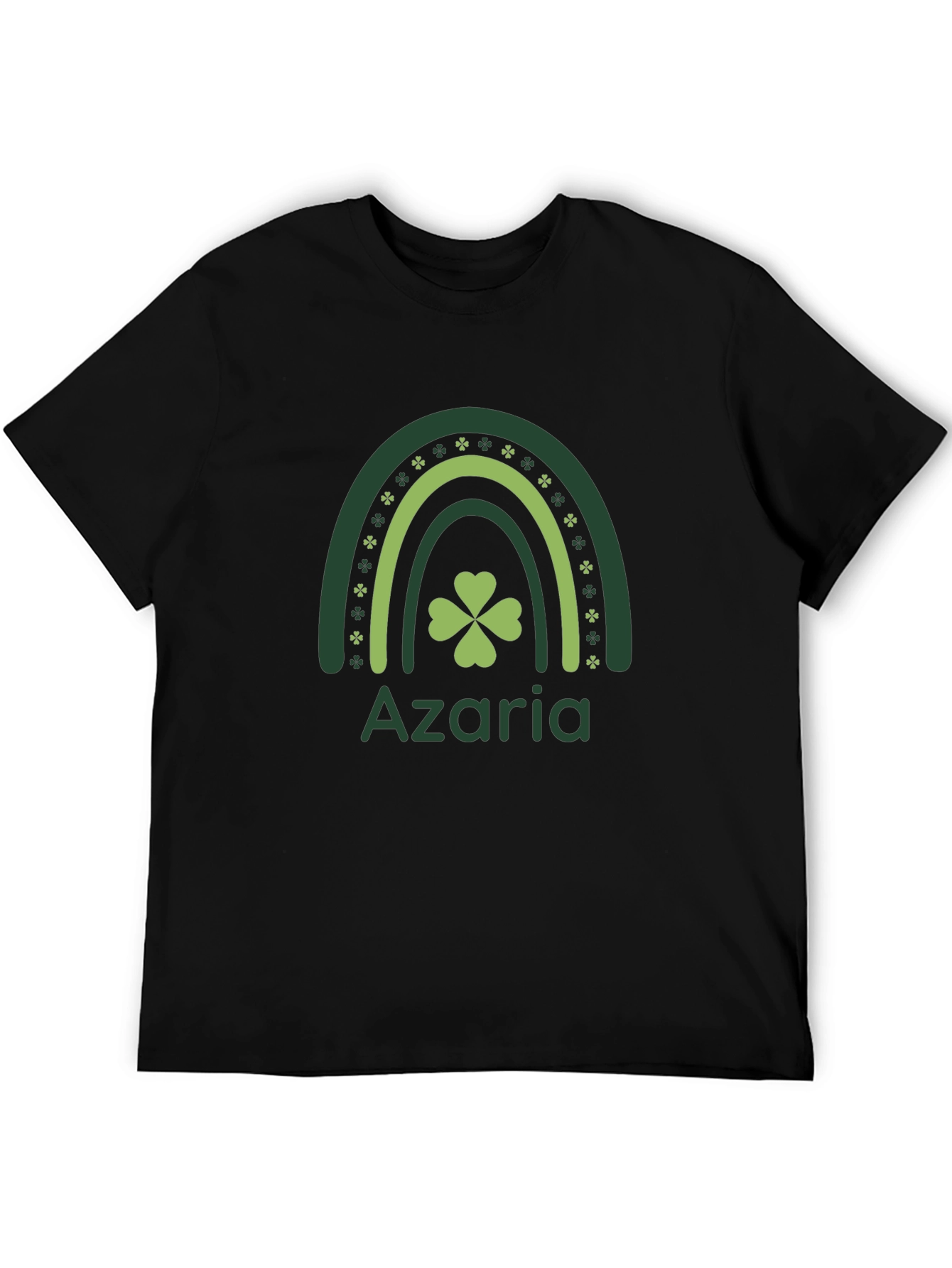 Azaria Shamrock Rainbow St. Patricks Day T-Shirt
