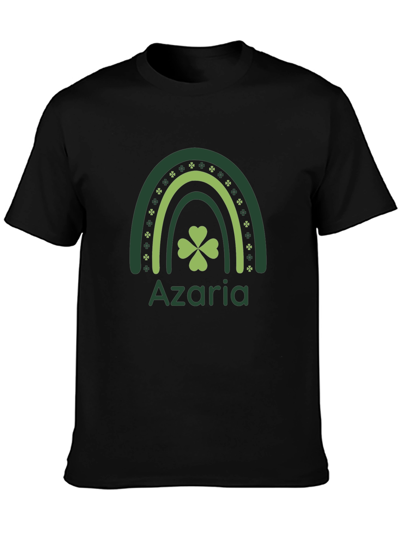 Azaria Shamrock Rainbow St. Patricks Day T-Shirt