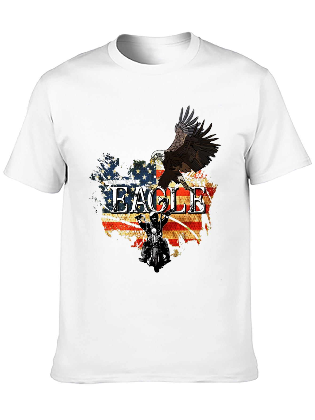 American Eagle Motorcycle Graphic T-Shirt