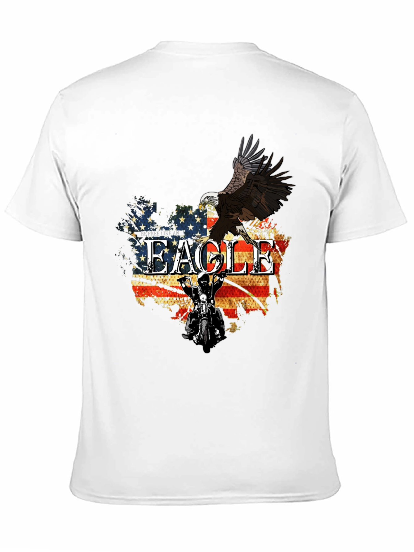American Eagle Motorcycle Graphic T-Shirt