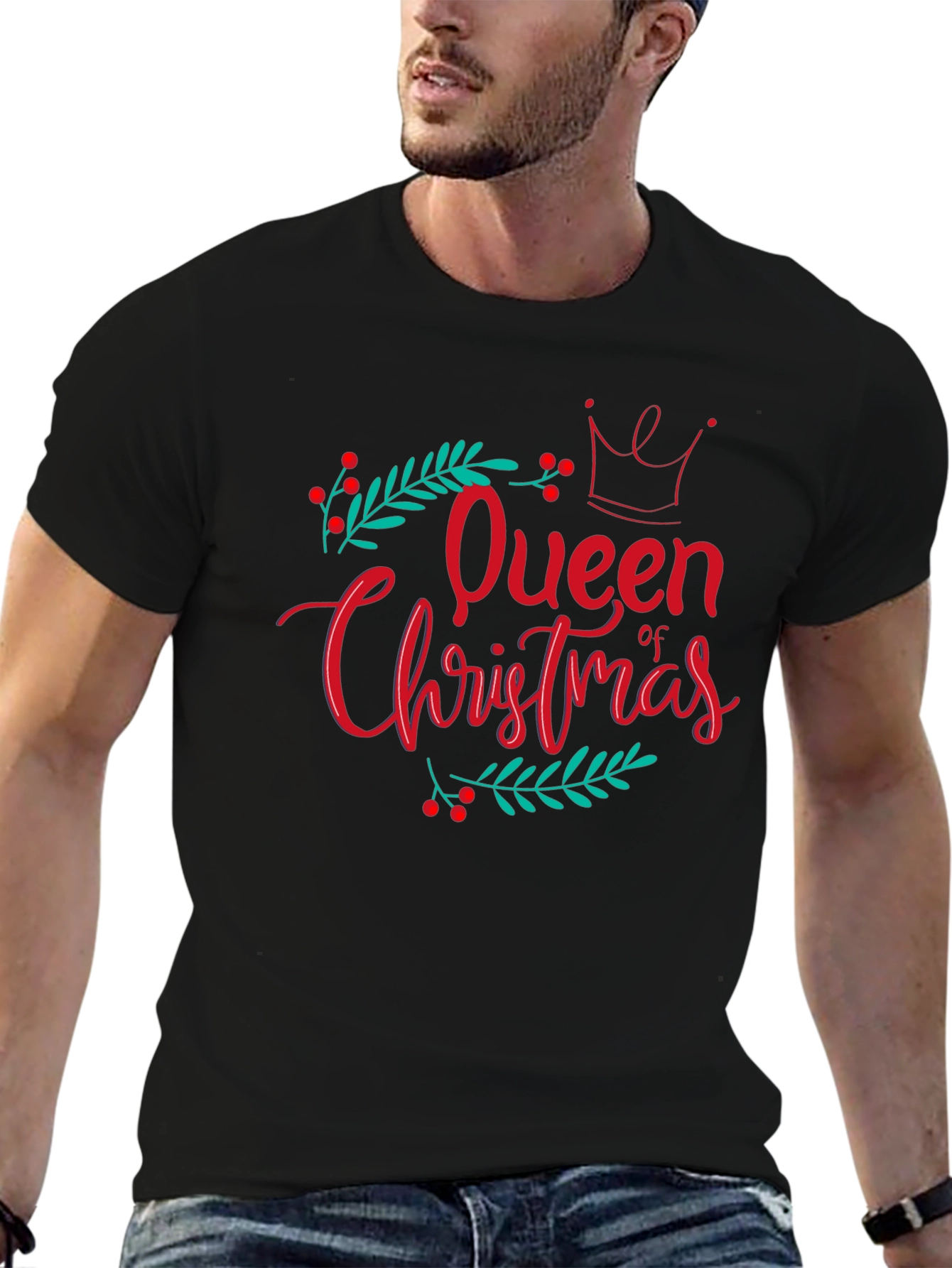 Queen of Christmas T-Shirt - Festive Holiday Tee