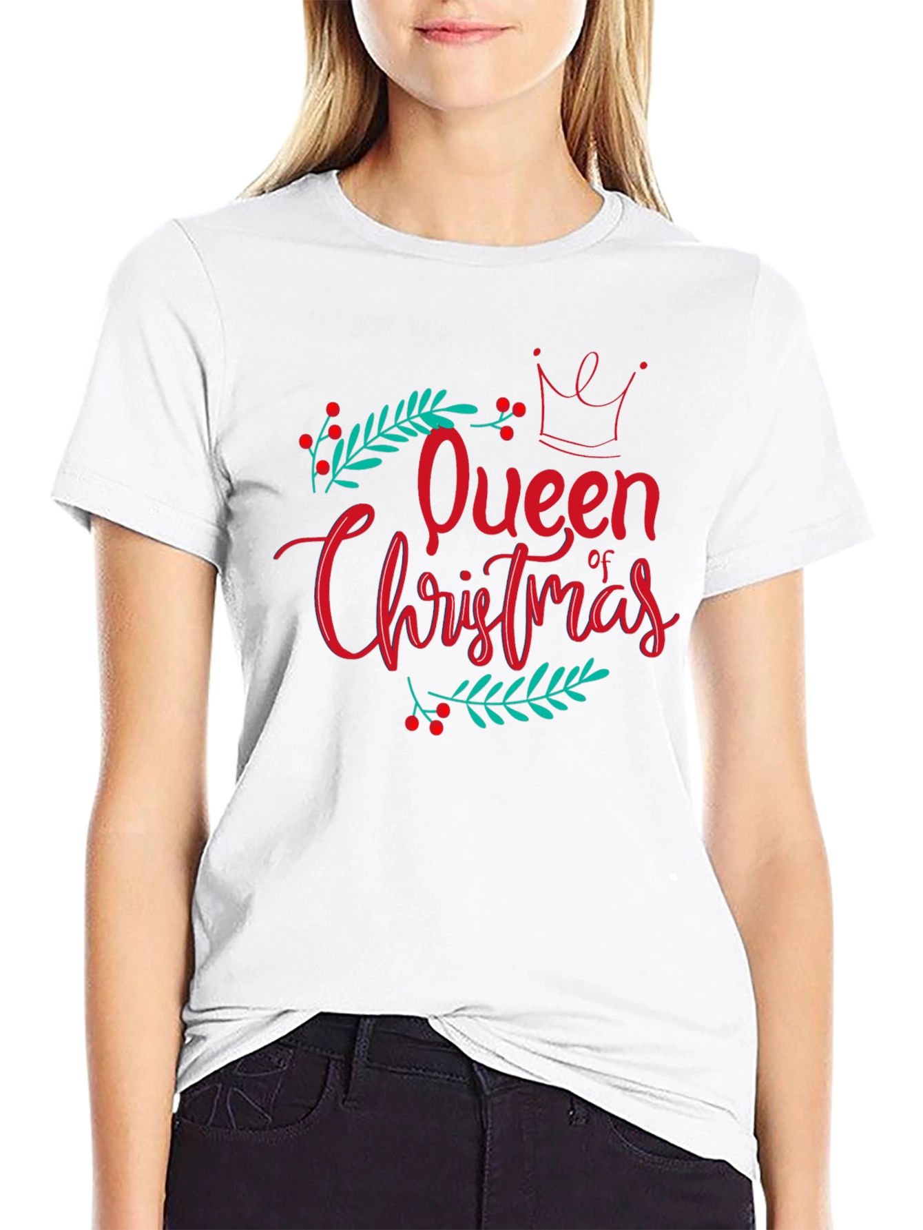 Queen of Christmas T-Shirt - Festive Holiday Tee