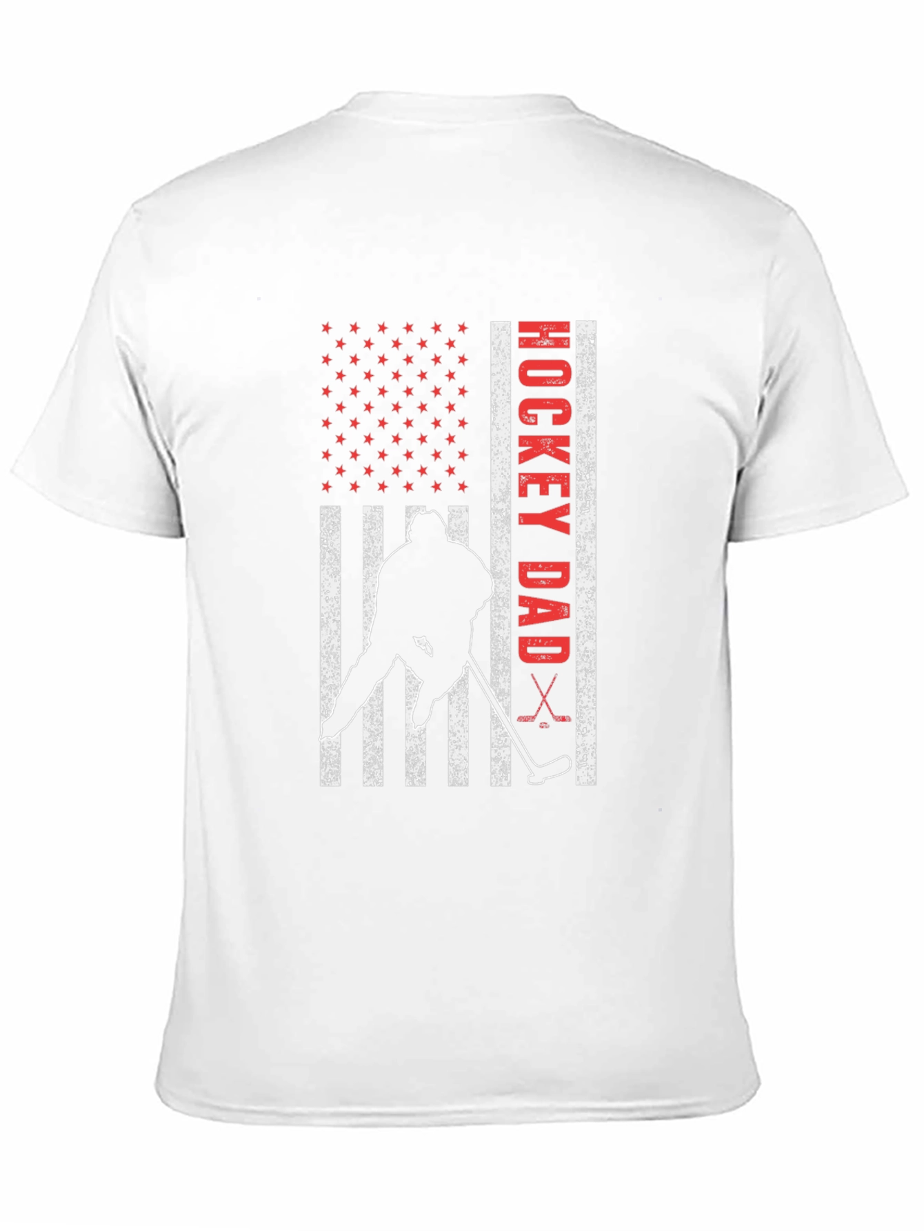 Hockey Dad USA Flag T-Shirt