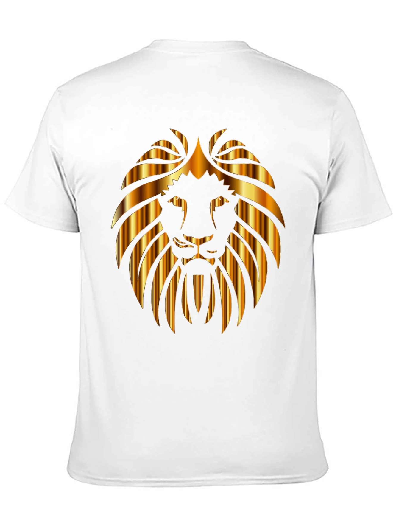 Lion Head Graphic Black Tee