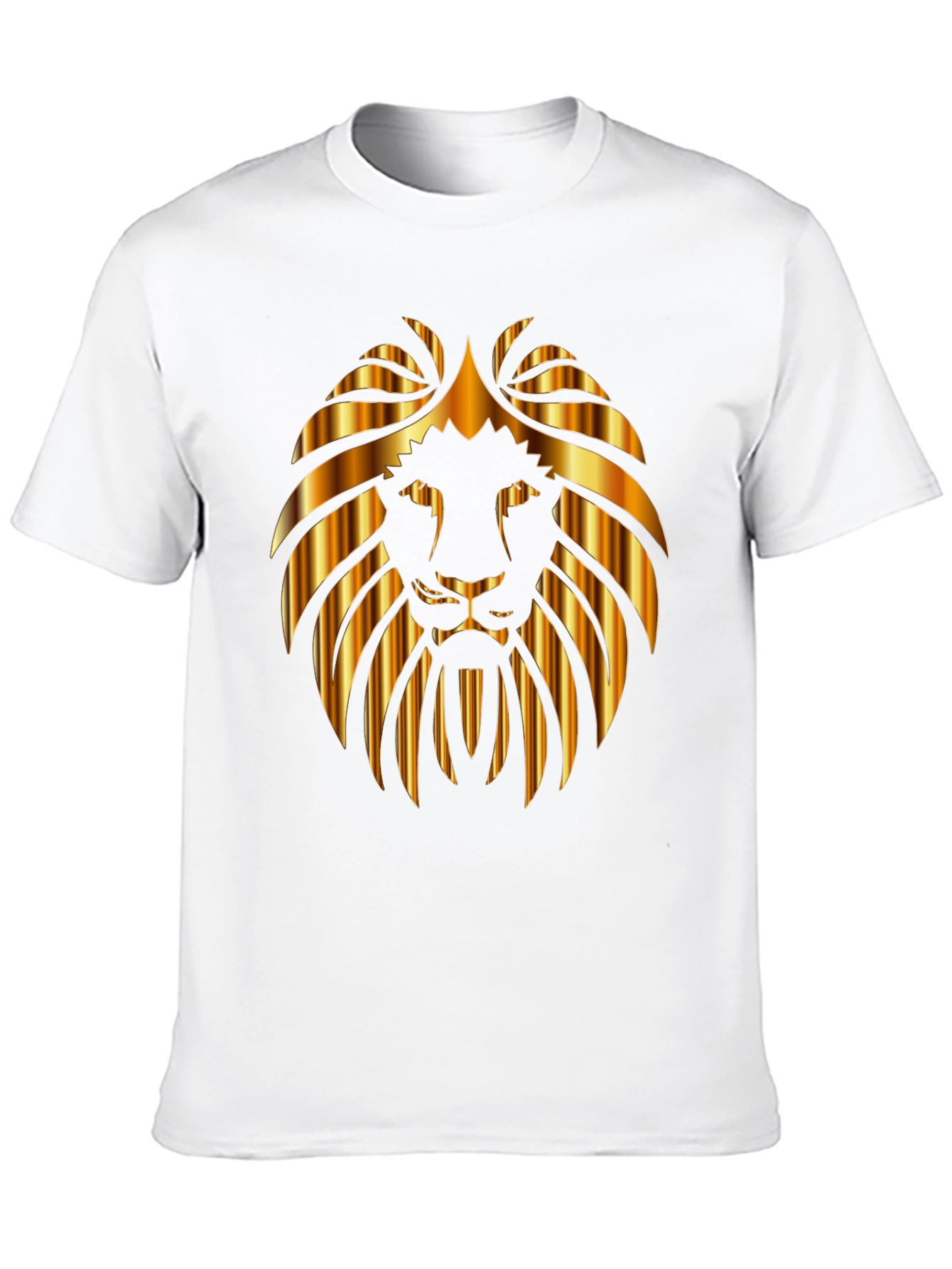 Lion Head Graphic Black Tee