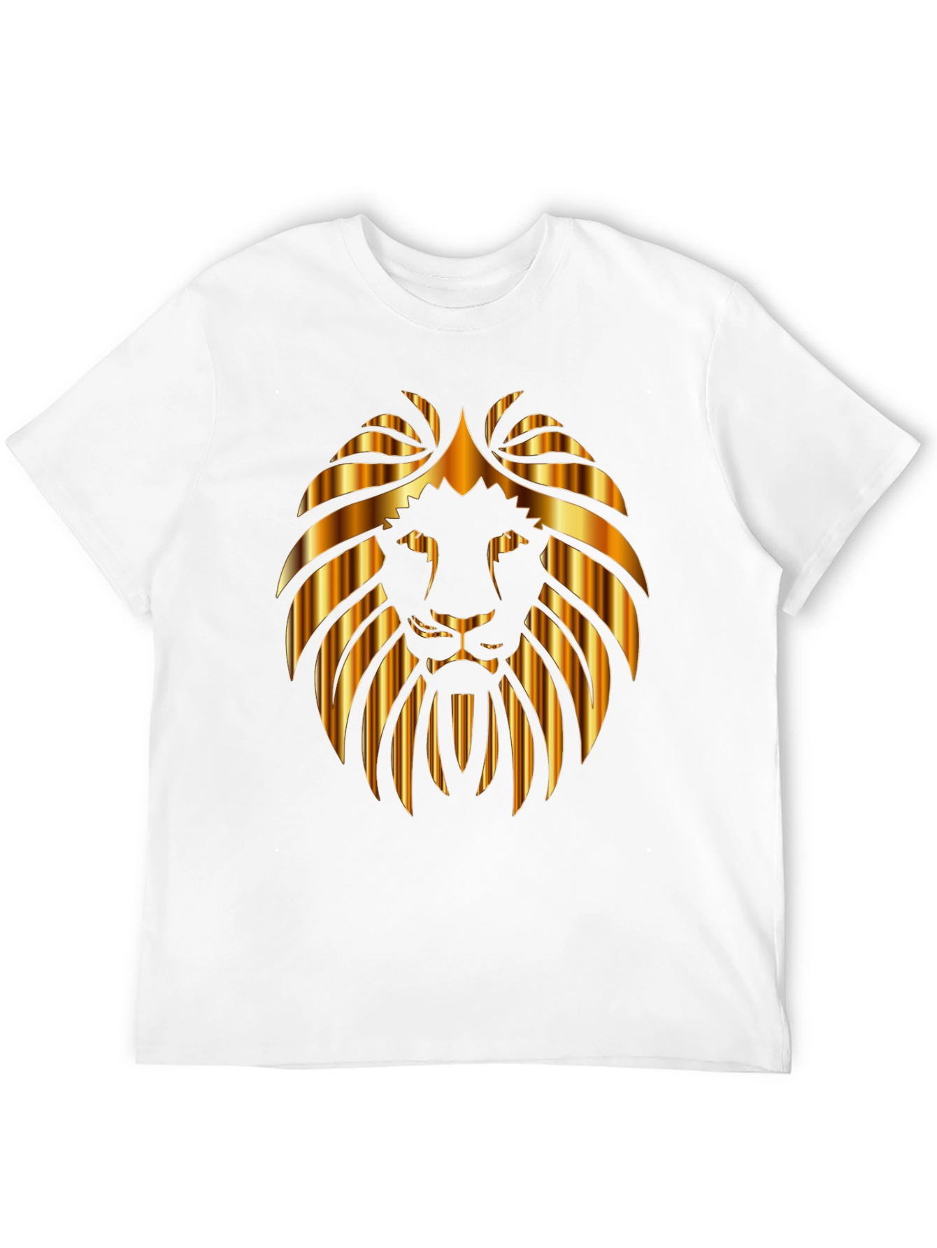 Lion Head Graphic Black Tee