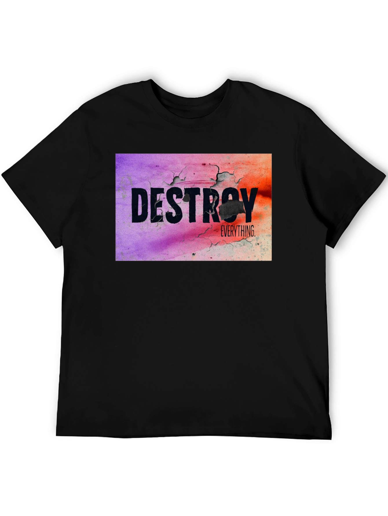 Destroy Everything Graphic Tee - Black
