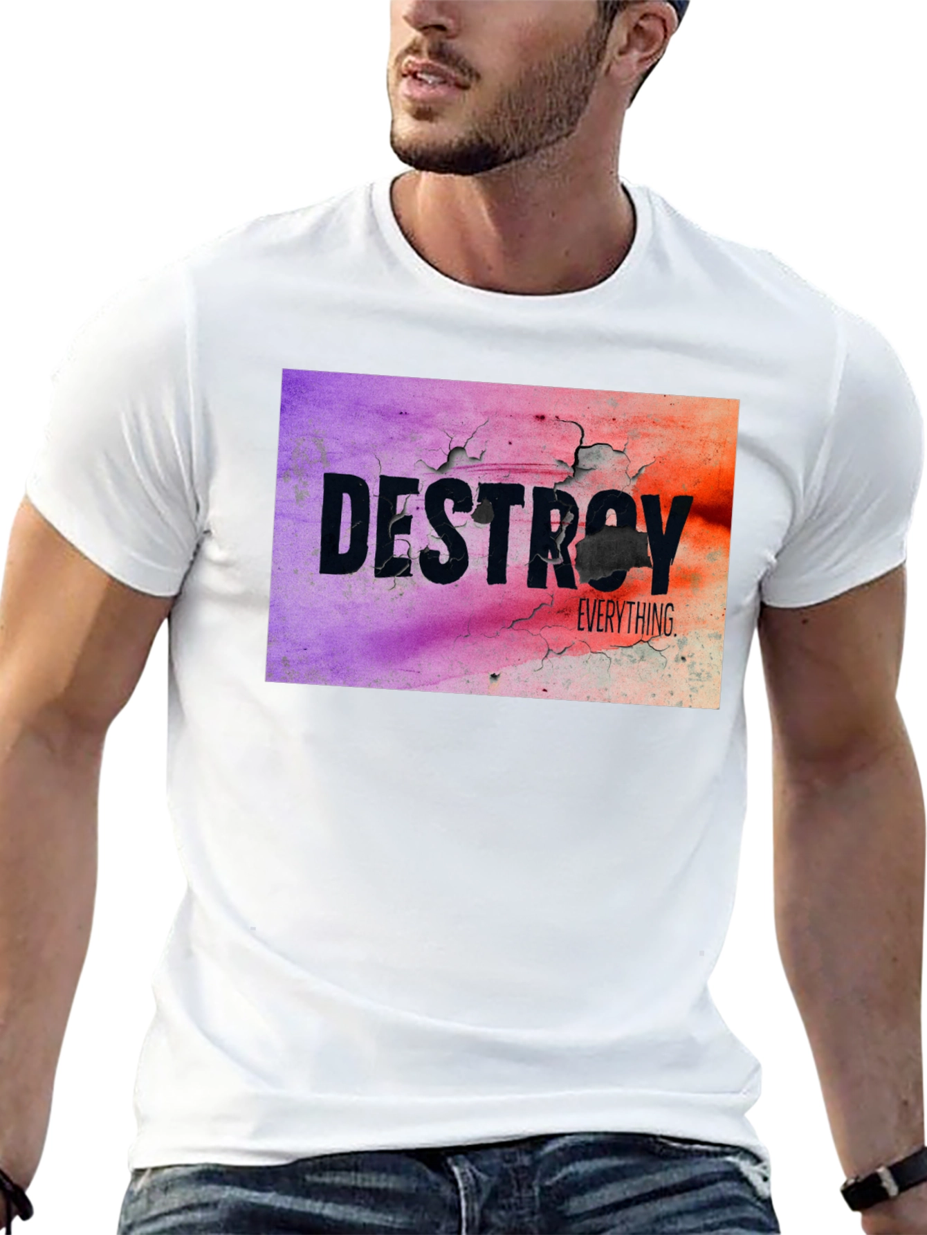 Destroy Everything Graphic Tee - Black