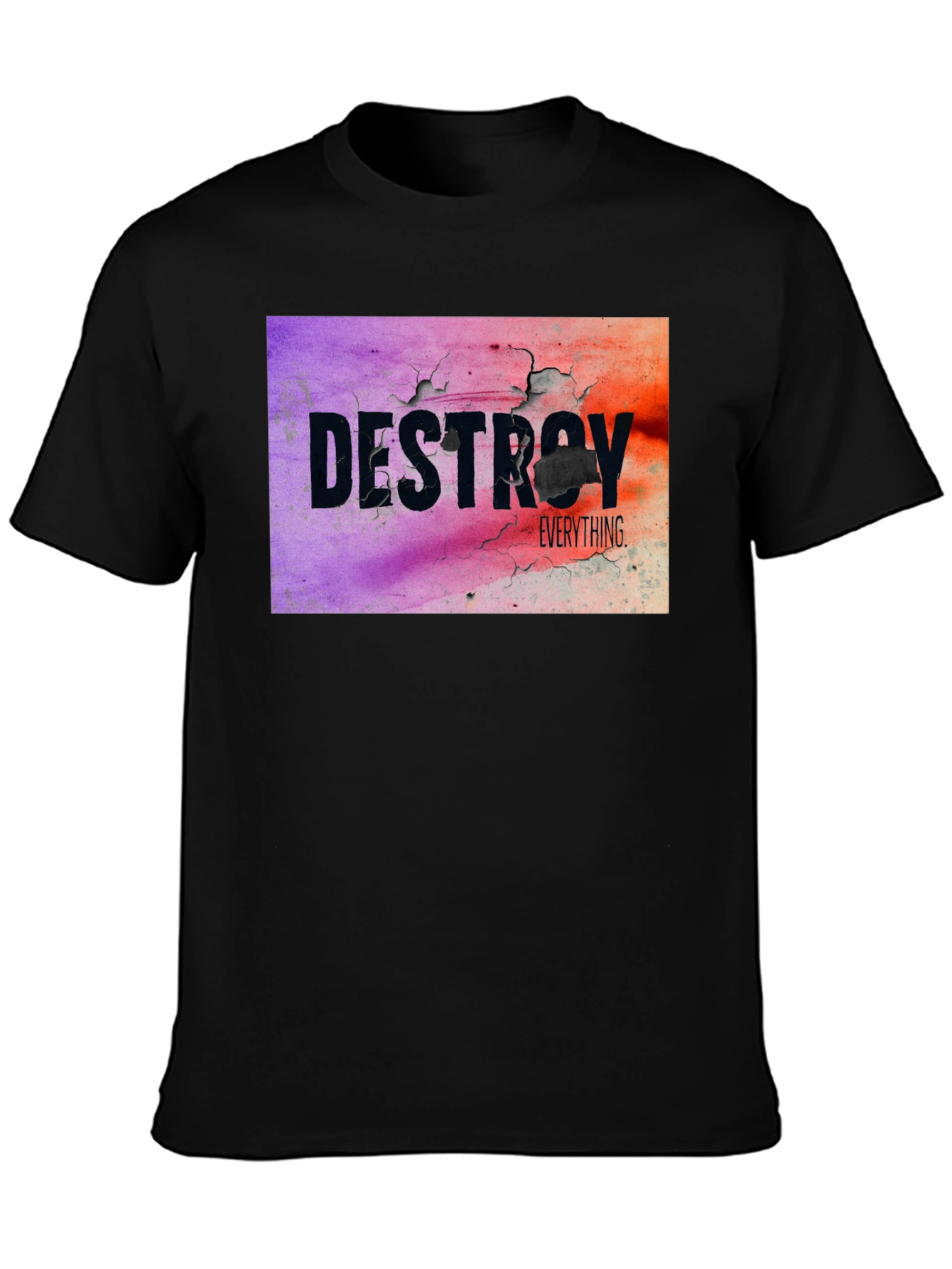 Destroy Everything Graphic Tee - Black