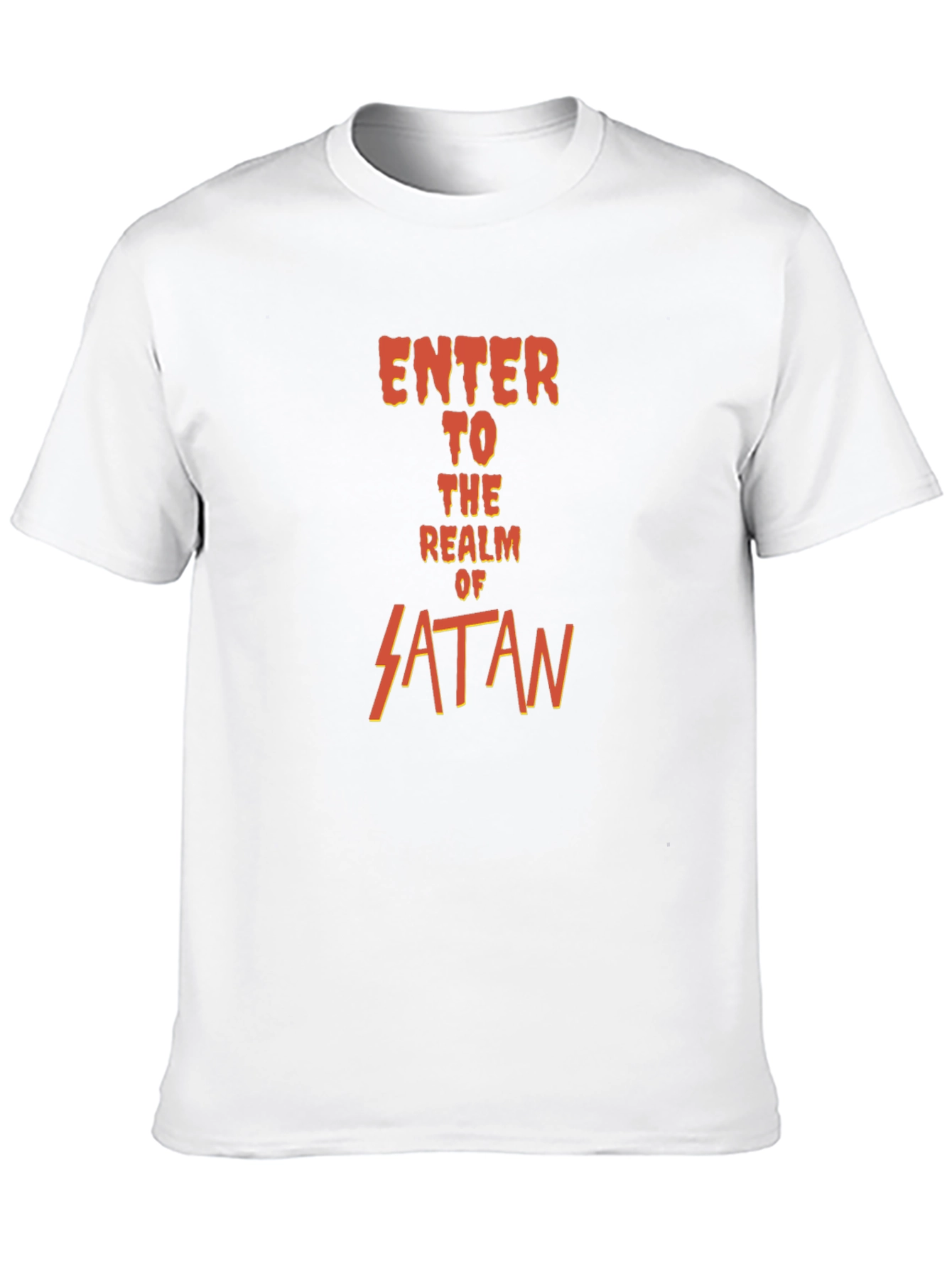 Enter the Realm of Satan Black Tee