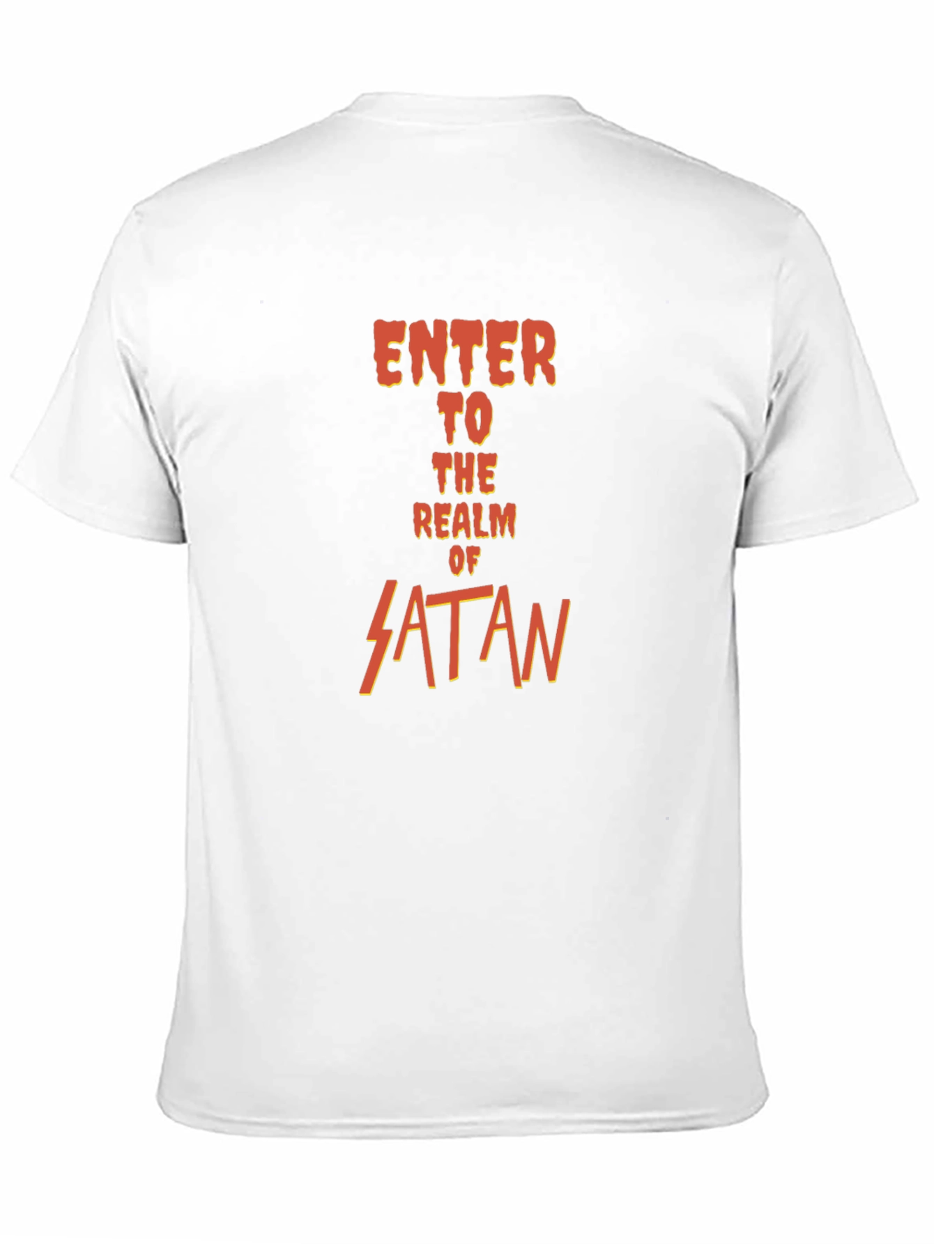 Enter the Realm of Satan Black Tee