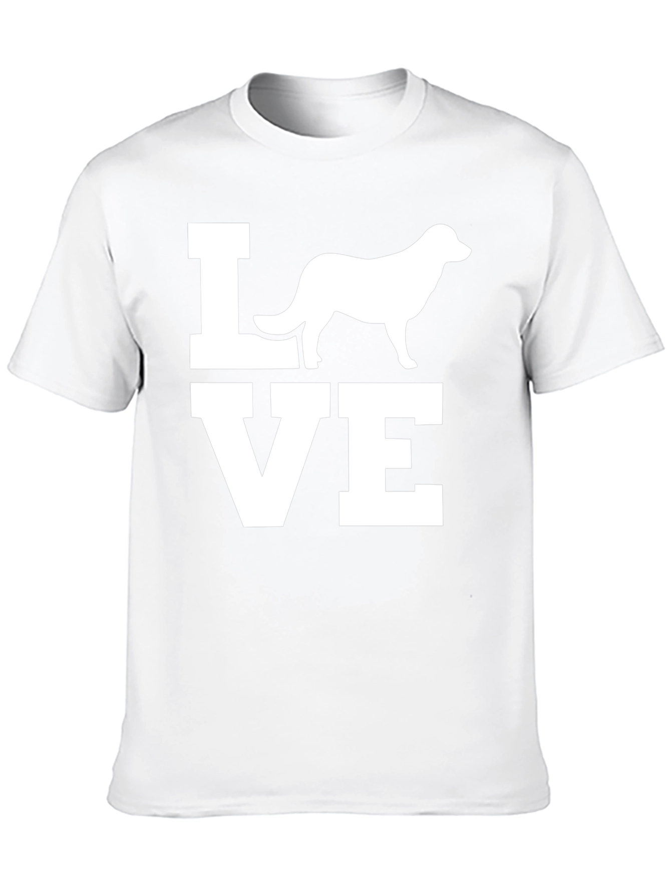 Love Dog Graphic T-Shirt - Black