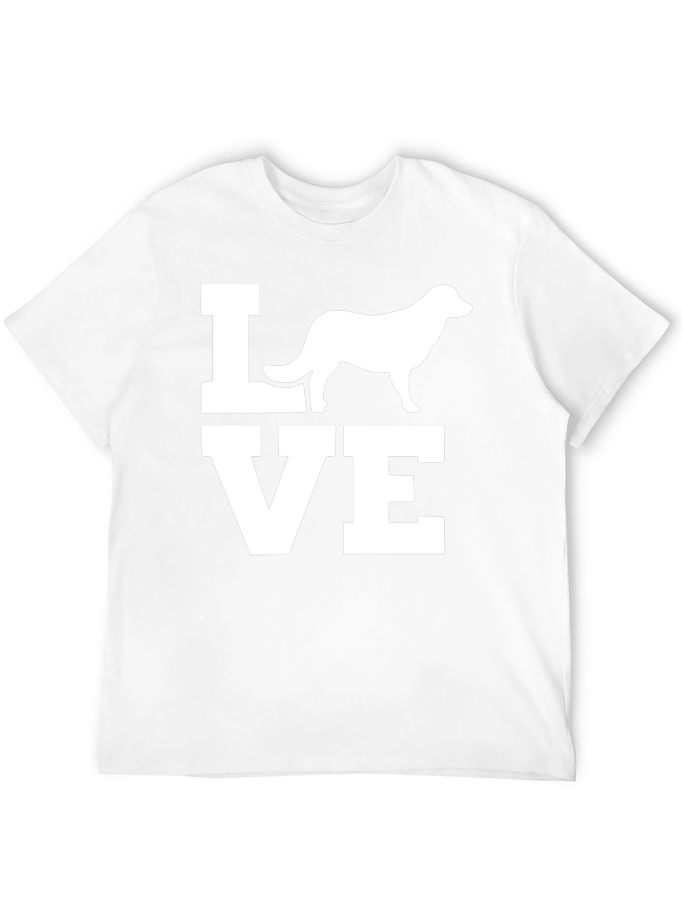 Love Dog Graphic T-Shirt - Black