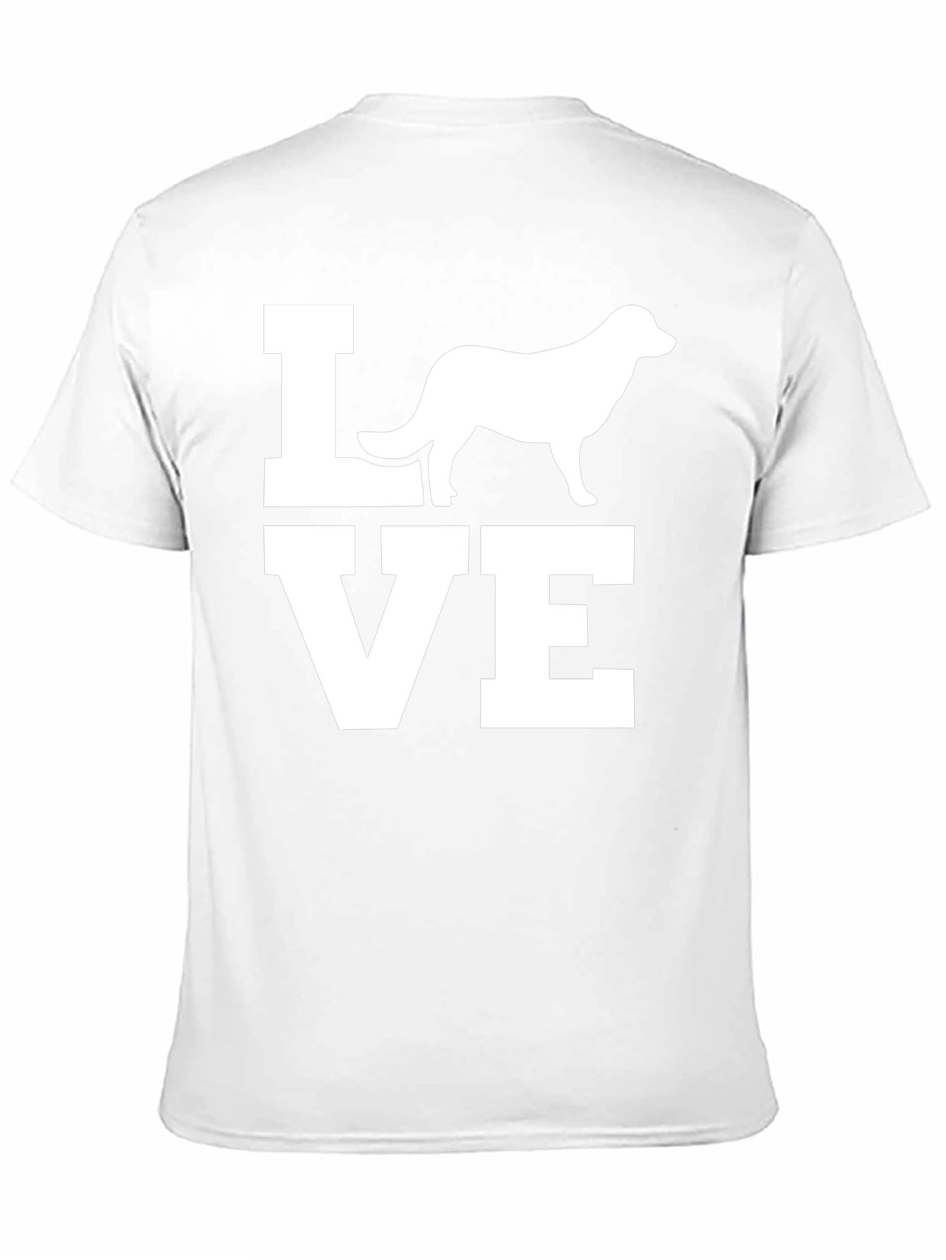 Love Dog Graphic T-Shirt - Black