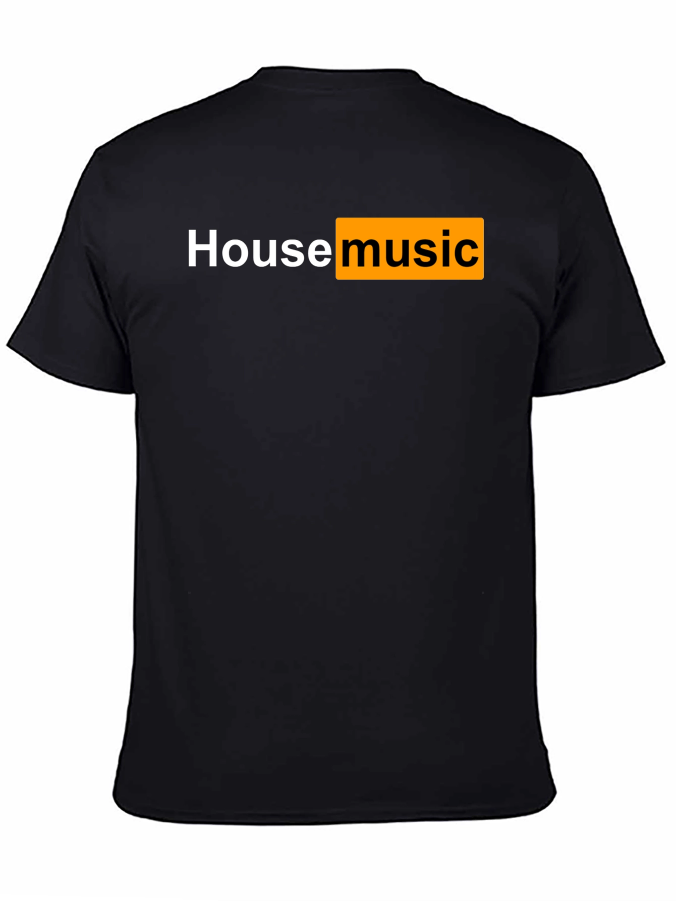 House Music T-Shirt - Black Cotton Tee