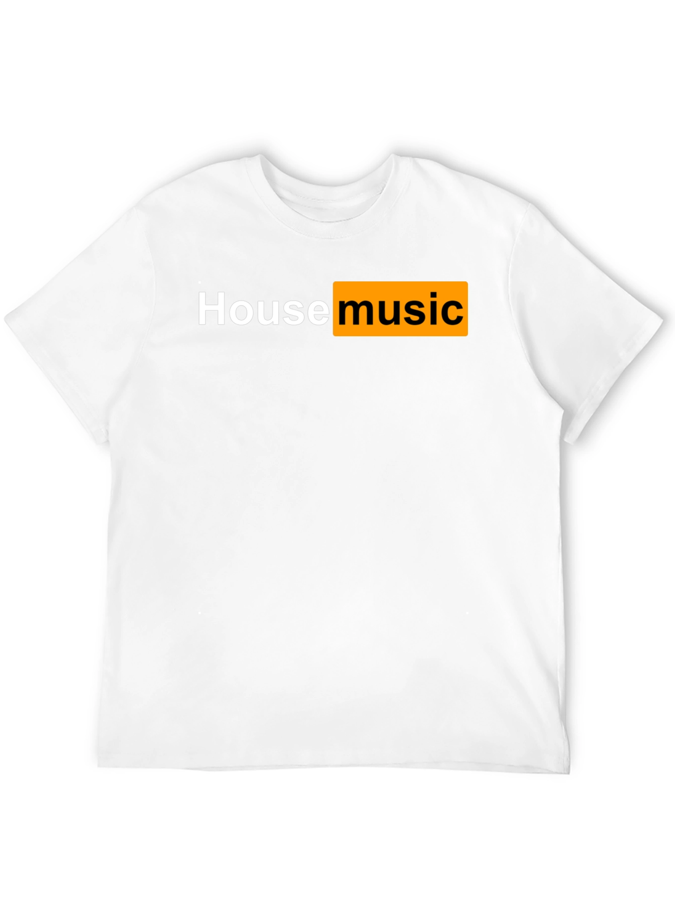 House Music T-Shirt - Black Cotton Tee