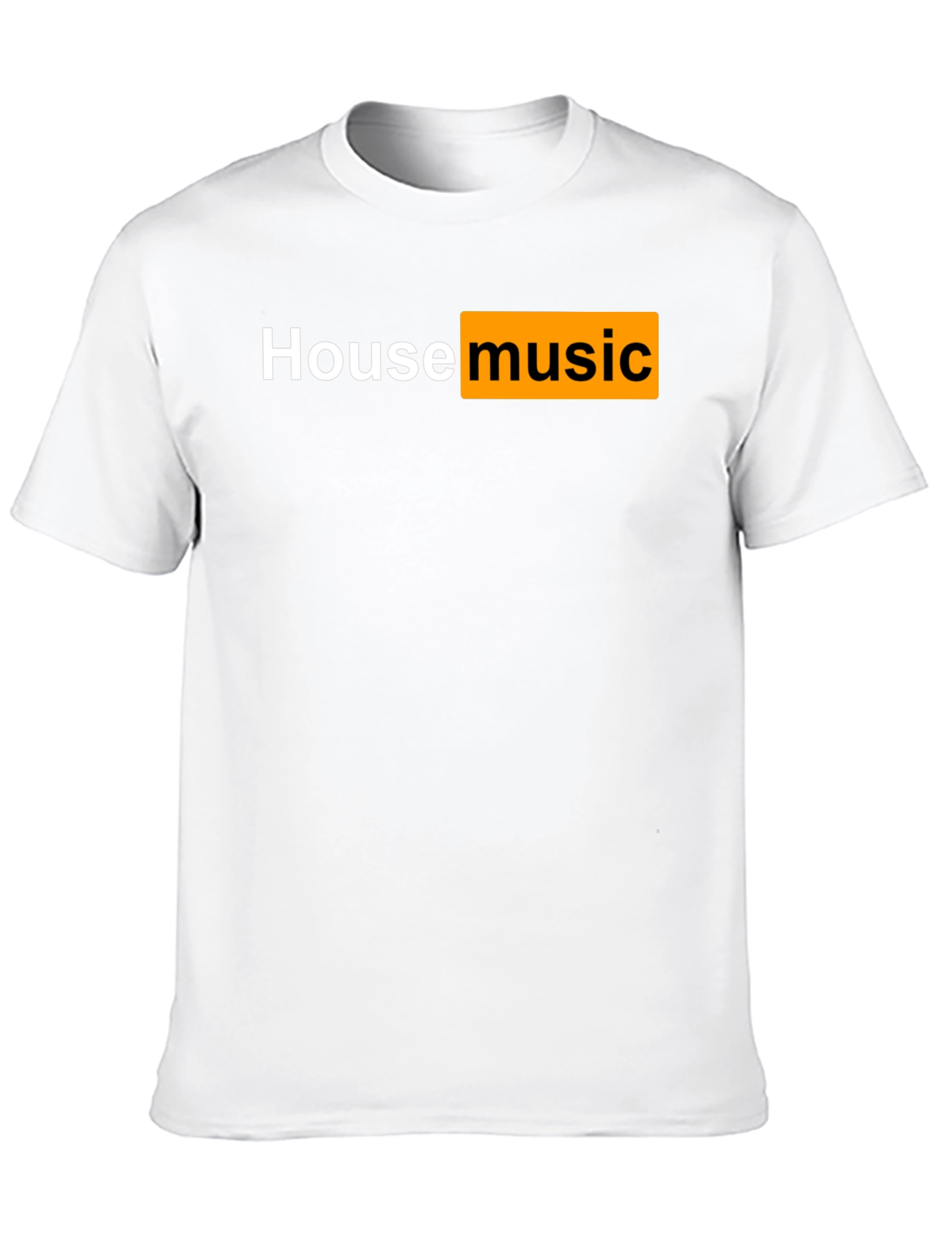 House Music T-Shirt - Black Cotton Tee
