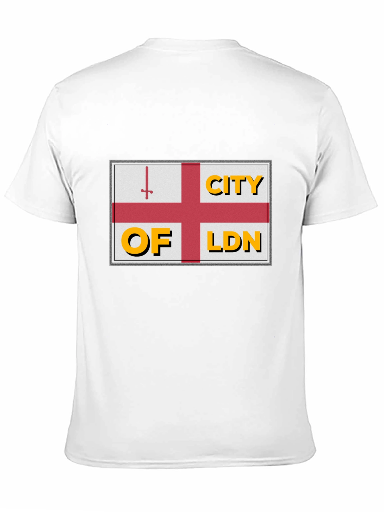 City of London Flag Graphic Tee - Black