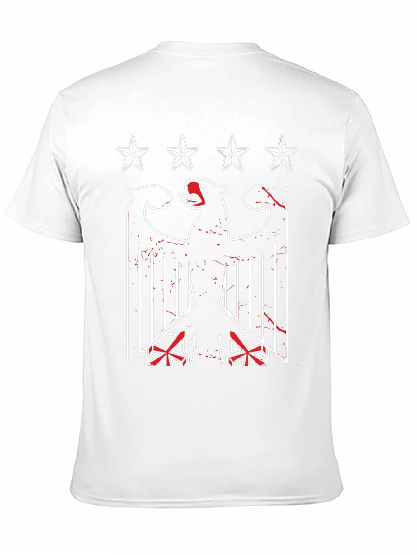 Graphic Eagle T-Shirt: Patriotic Black Tee