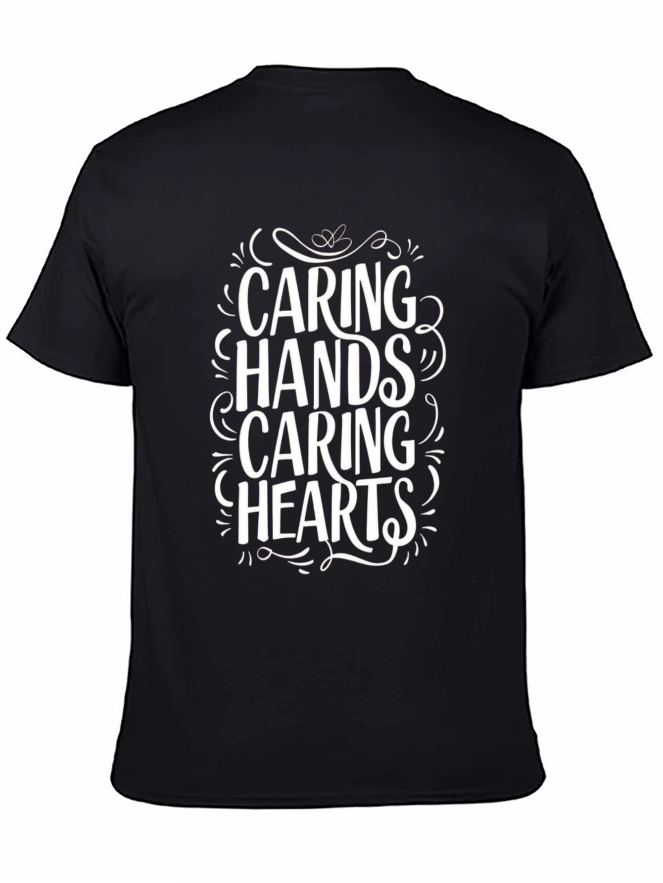 Caring Hands Caring Hearts Graphic Tee