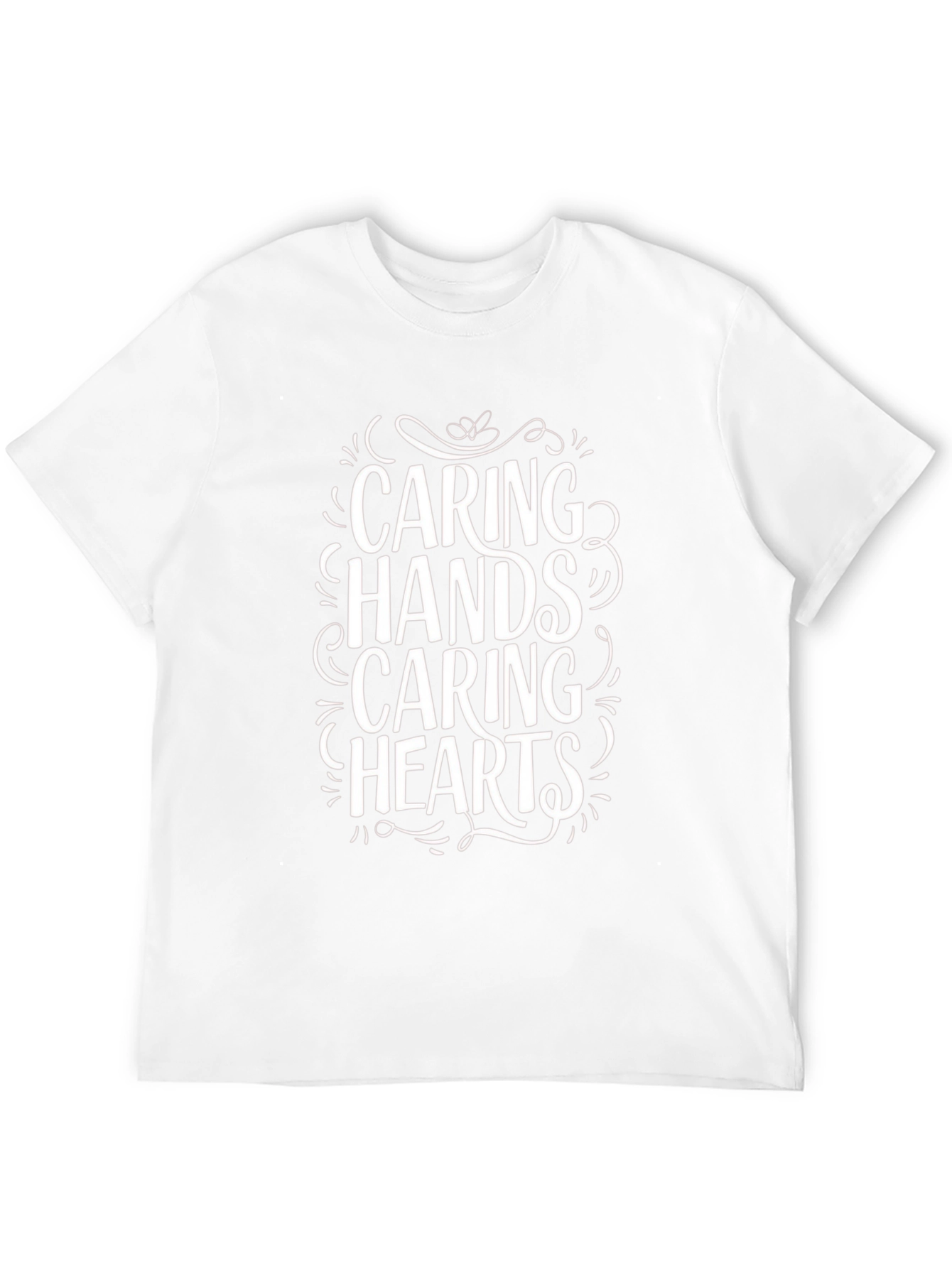 Caring Hands Caring Hearts Graphic Tee
