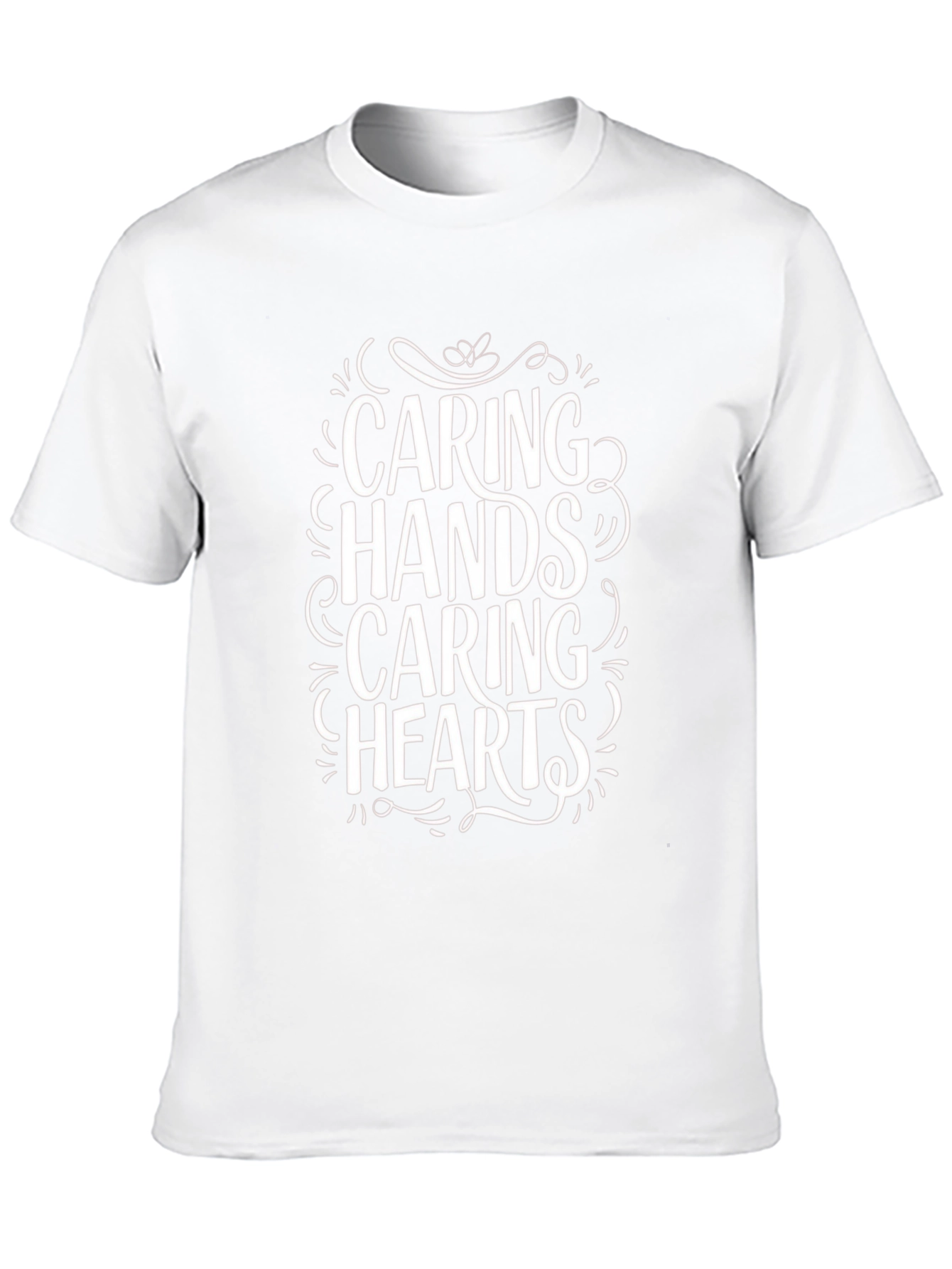 Caring Hands Caring Hearts Graphic Tee