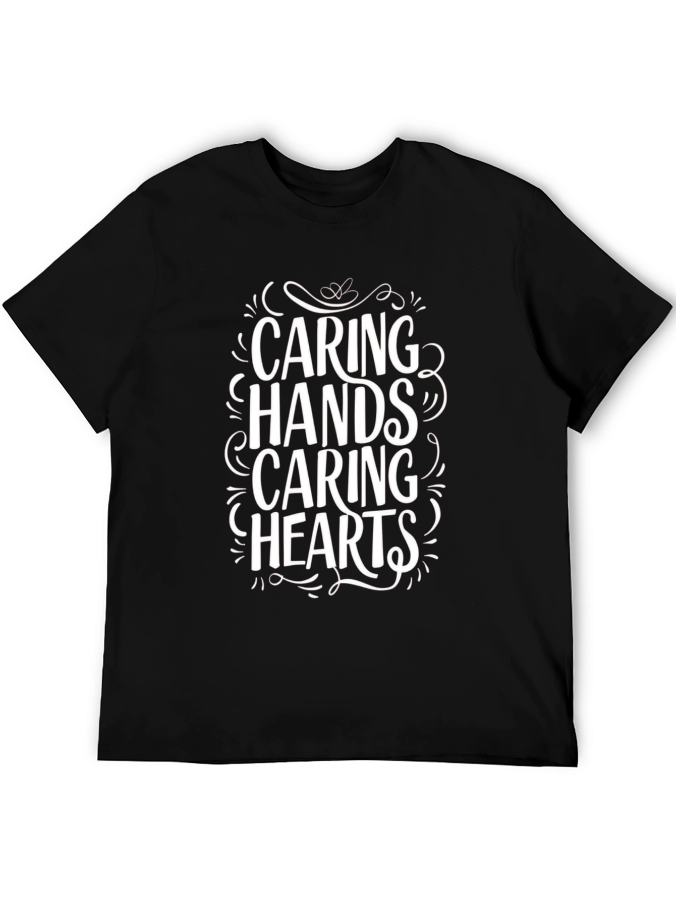 Caring Hands Caring Hearts Graphic Tee