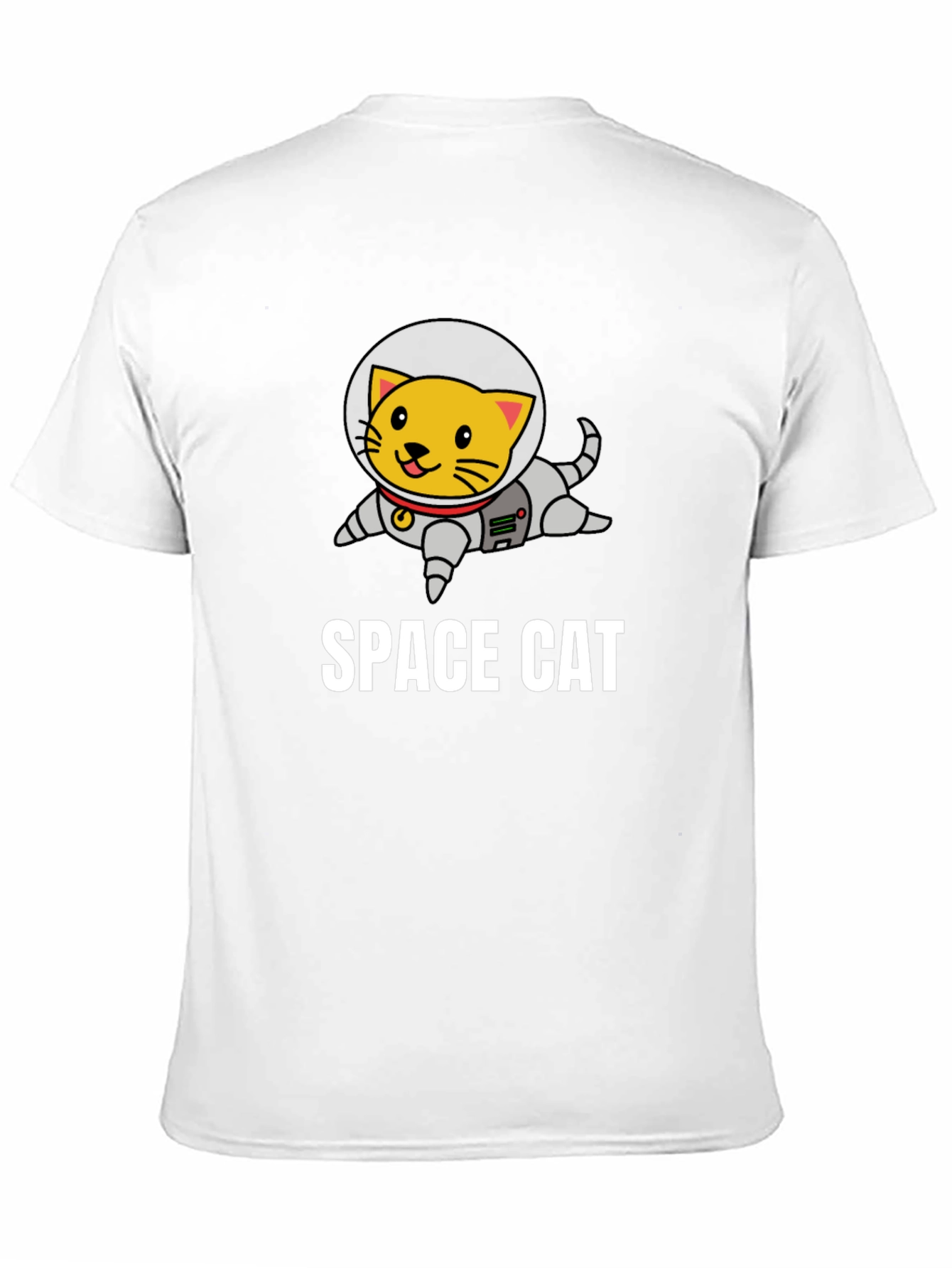 Space Cat Graphic T-Shirt - Astronaut Kitten Tee