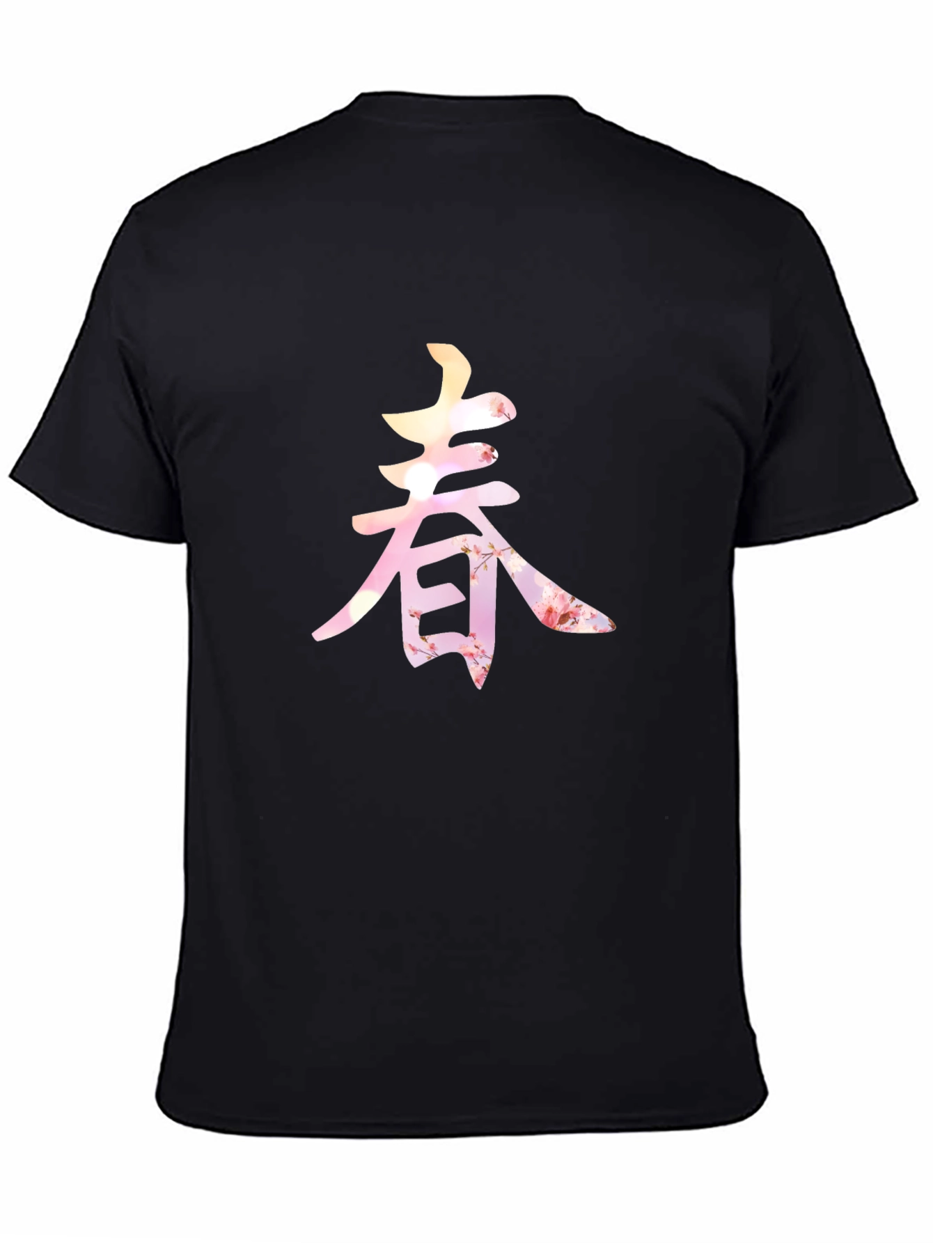 Spring Blossom Kanji Graphic Tee - Unique Design
