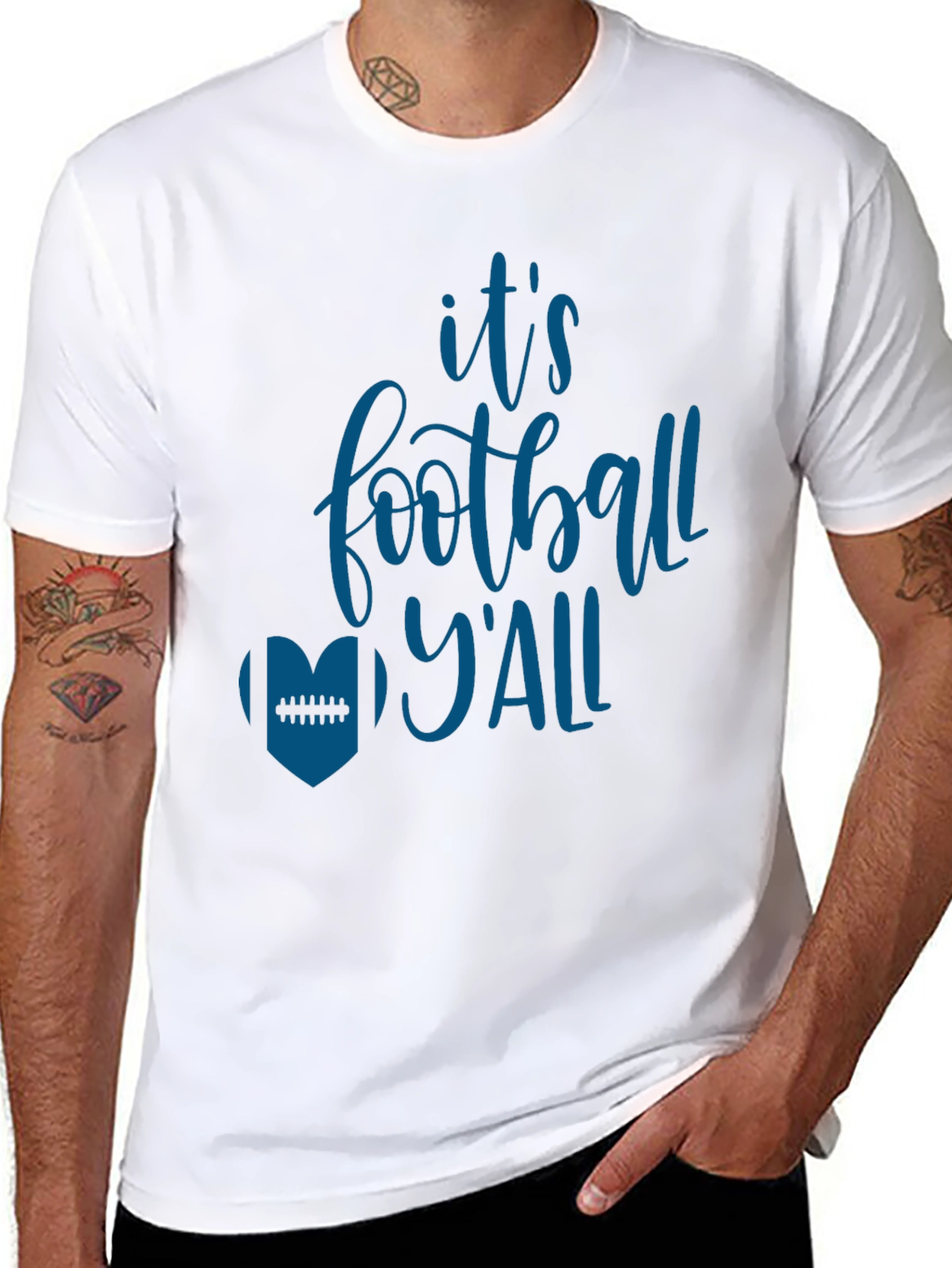 Its Football Yall Graphic Tee
