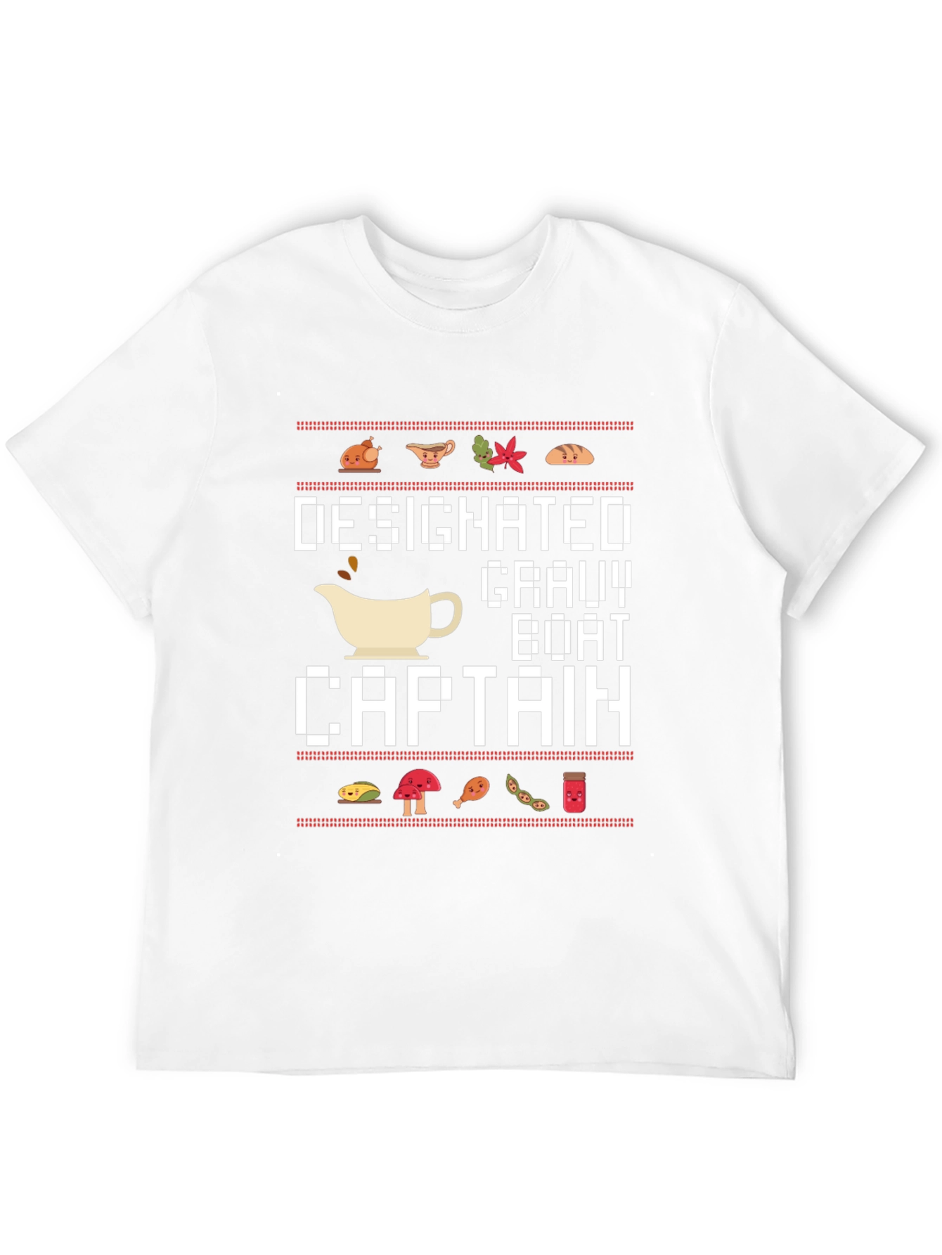 Designated Gravy Boat Captain Black T-Shirt