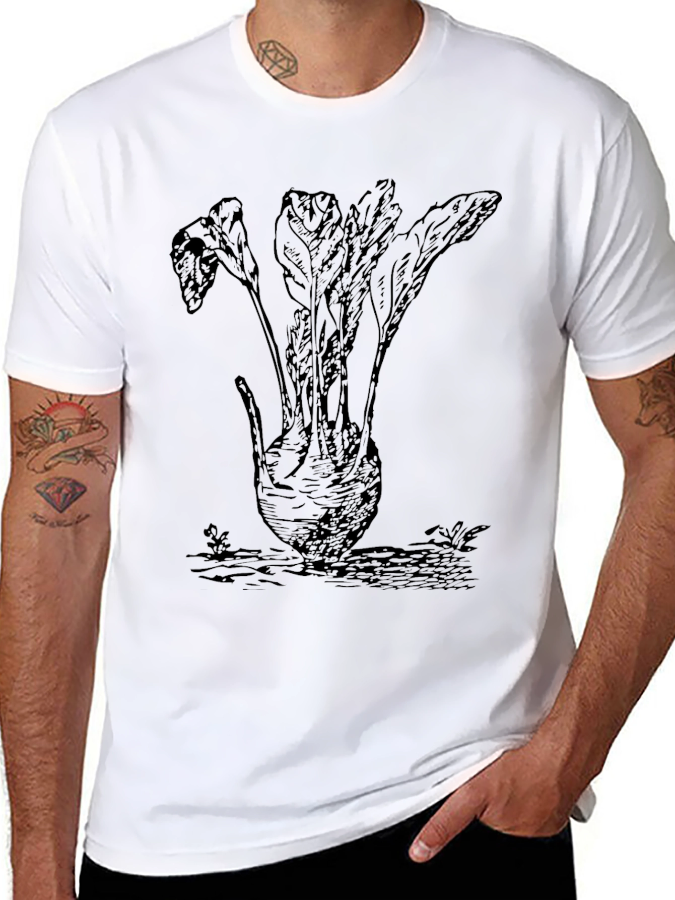 Botanical Beet Graphic Tee - Unisex