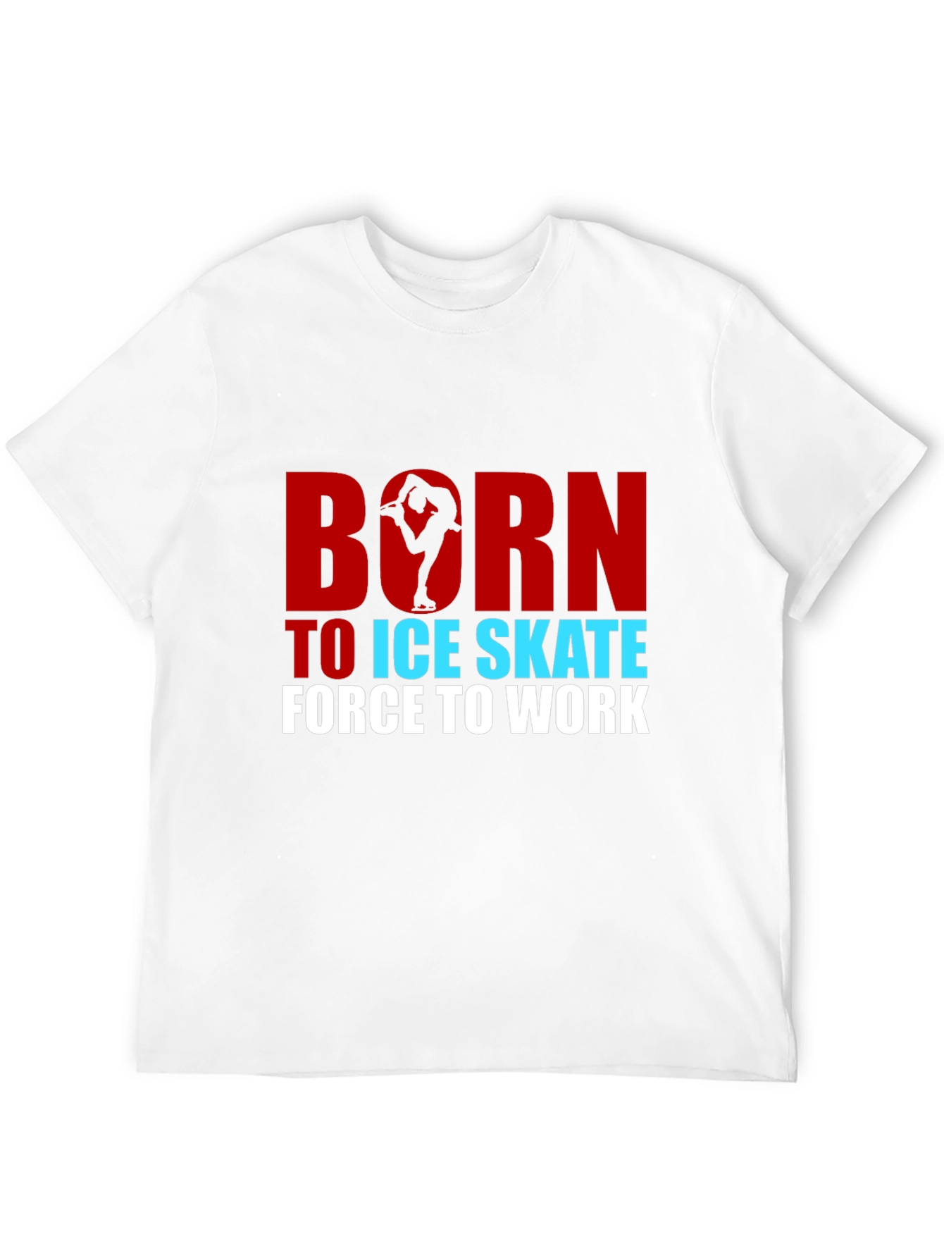 Born to Ice Skate Graphic T-Shirt - Black
