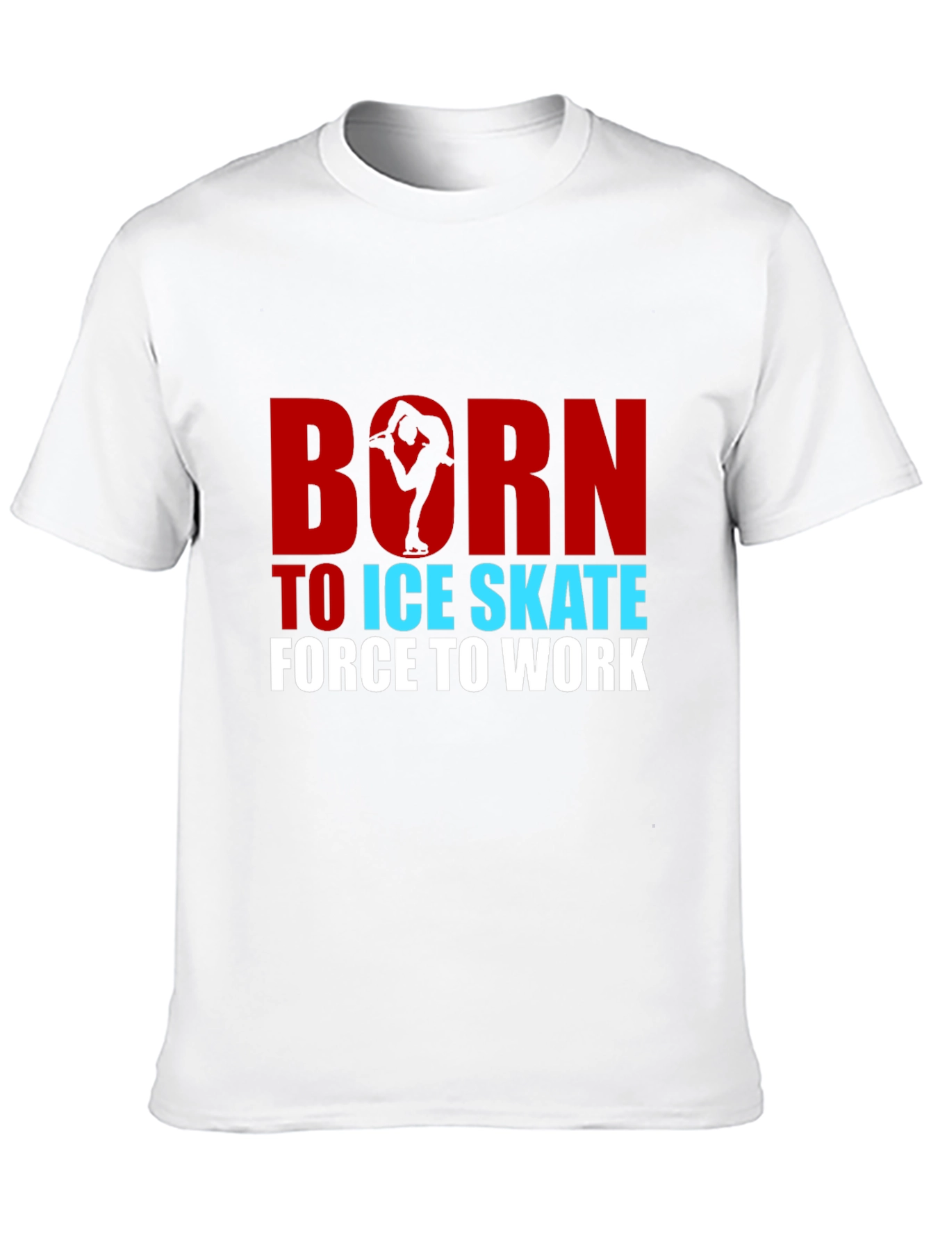 Born to Ice Skate Graphic T-Shirt - Black