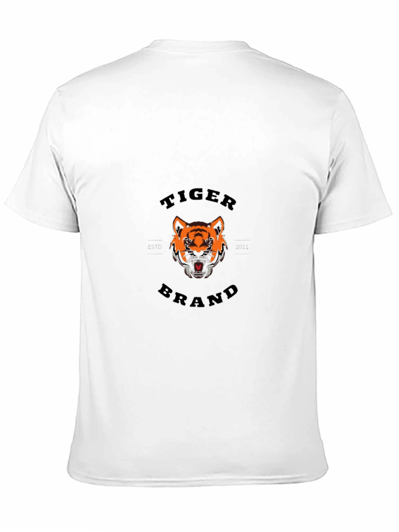 Tiger Brand Black Graphic T-Shirt