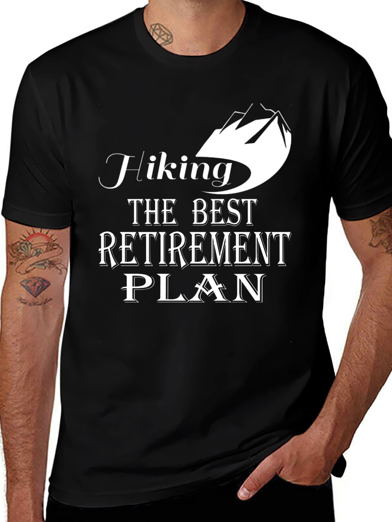Hiking Retirement Plan Graphic Tee
