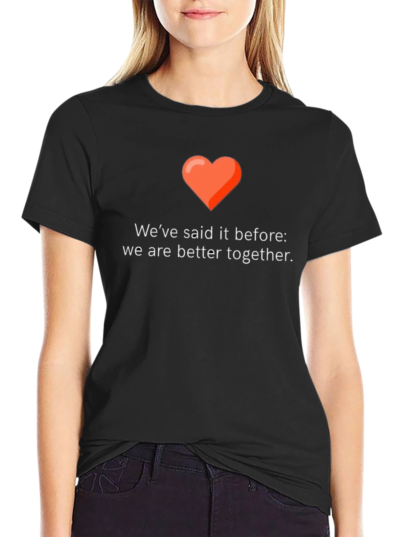 Better Together Graphic Tee - Love & Unity Design
