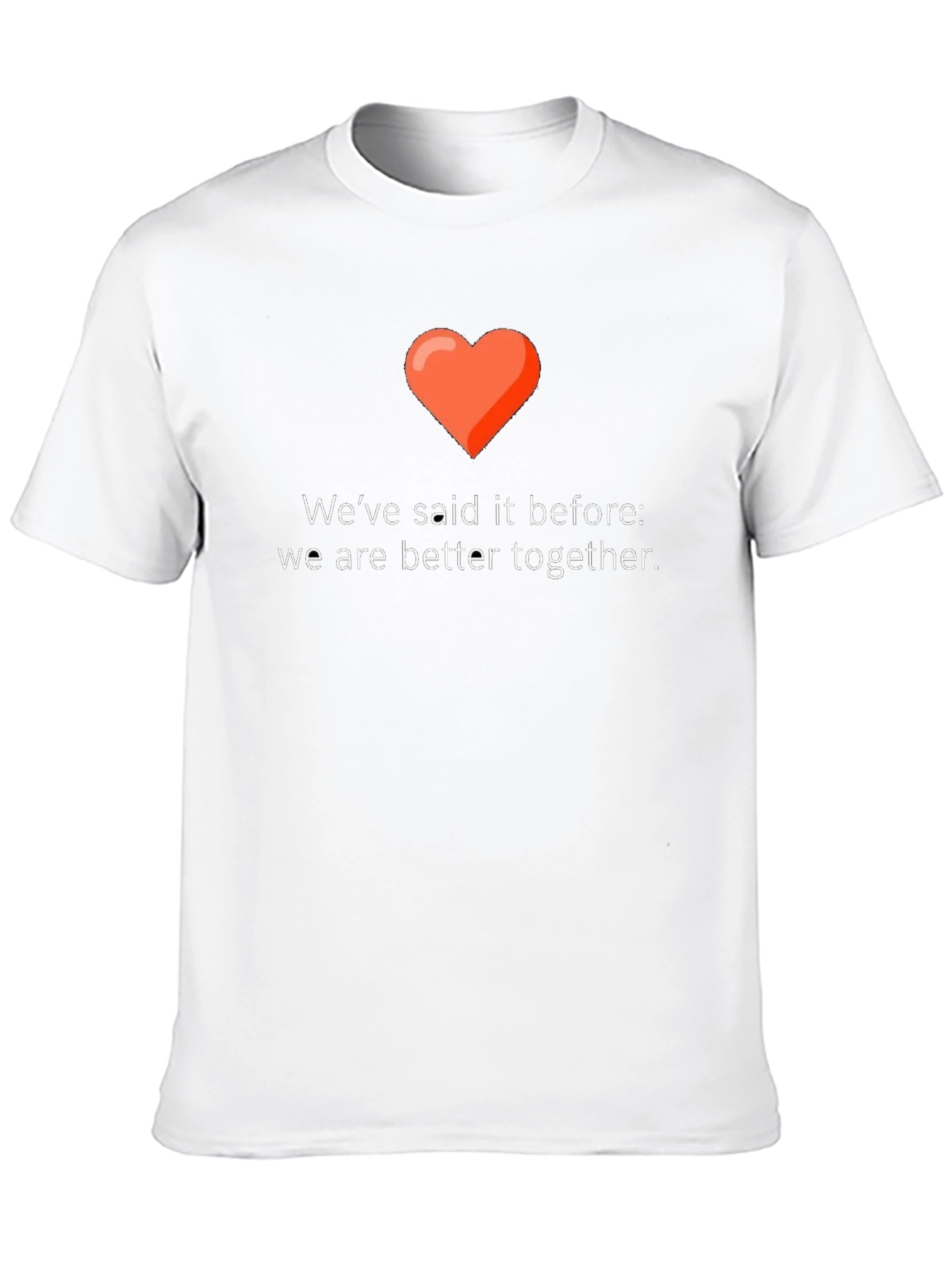 Better Together Graphic Tee - Love & Unity Design
