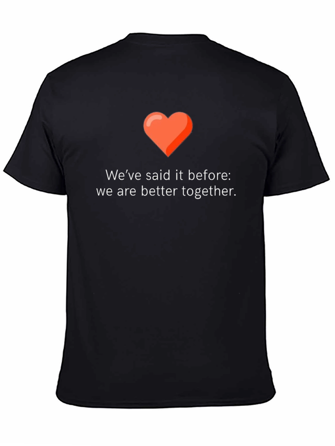 Better Together Graphic Tee - Love & Unity Design