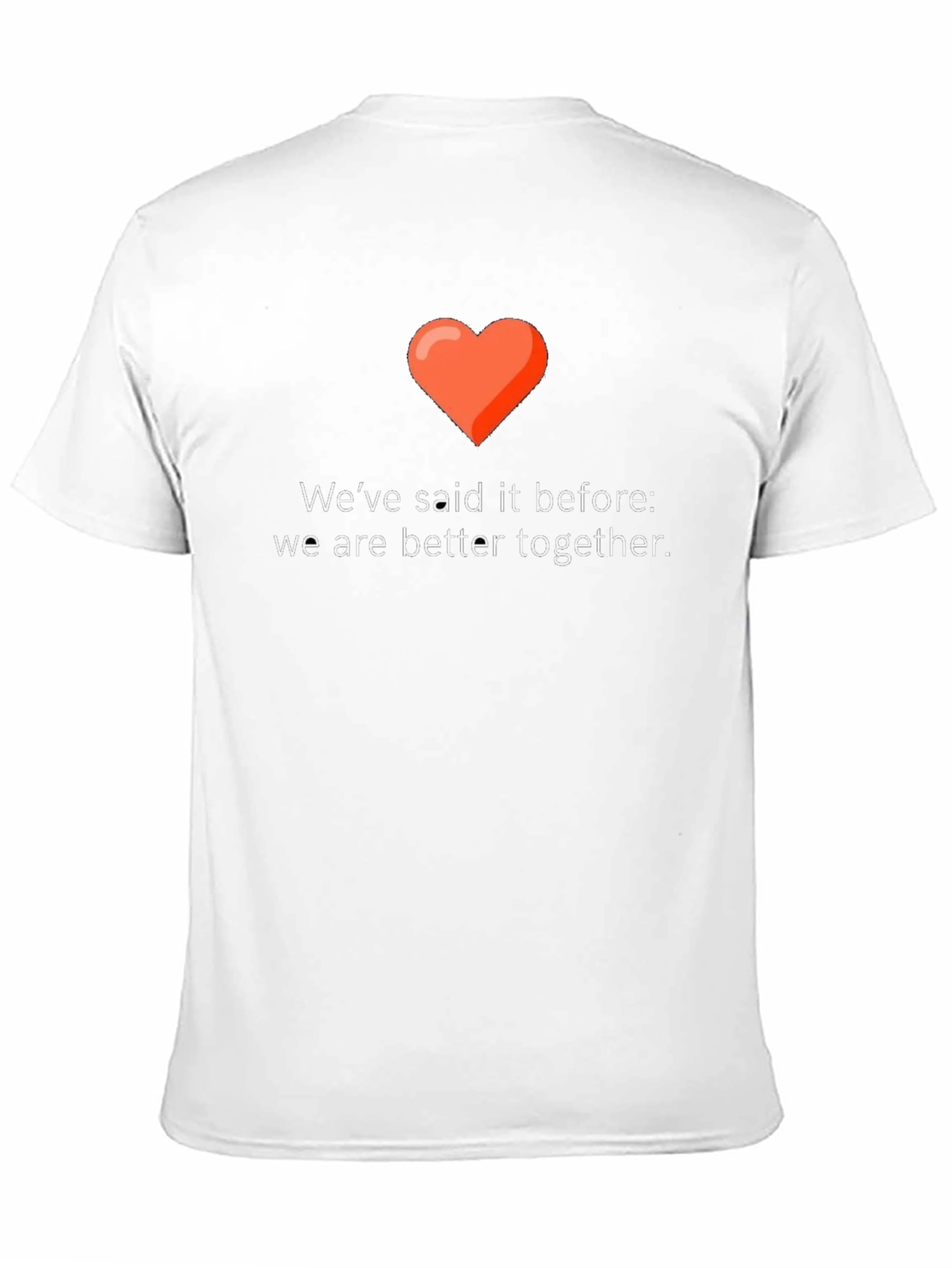 Better Together Graphic Tee - Love & Unity Design
