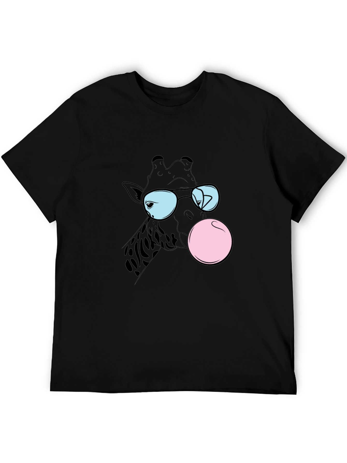 Cool Giraffe Bubble Gum Graphic Tee
