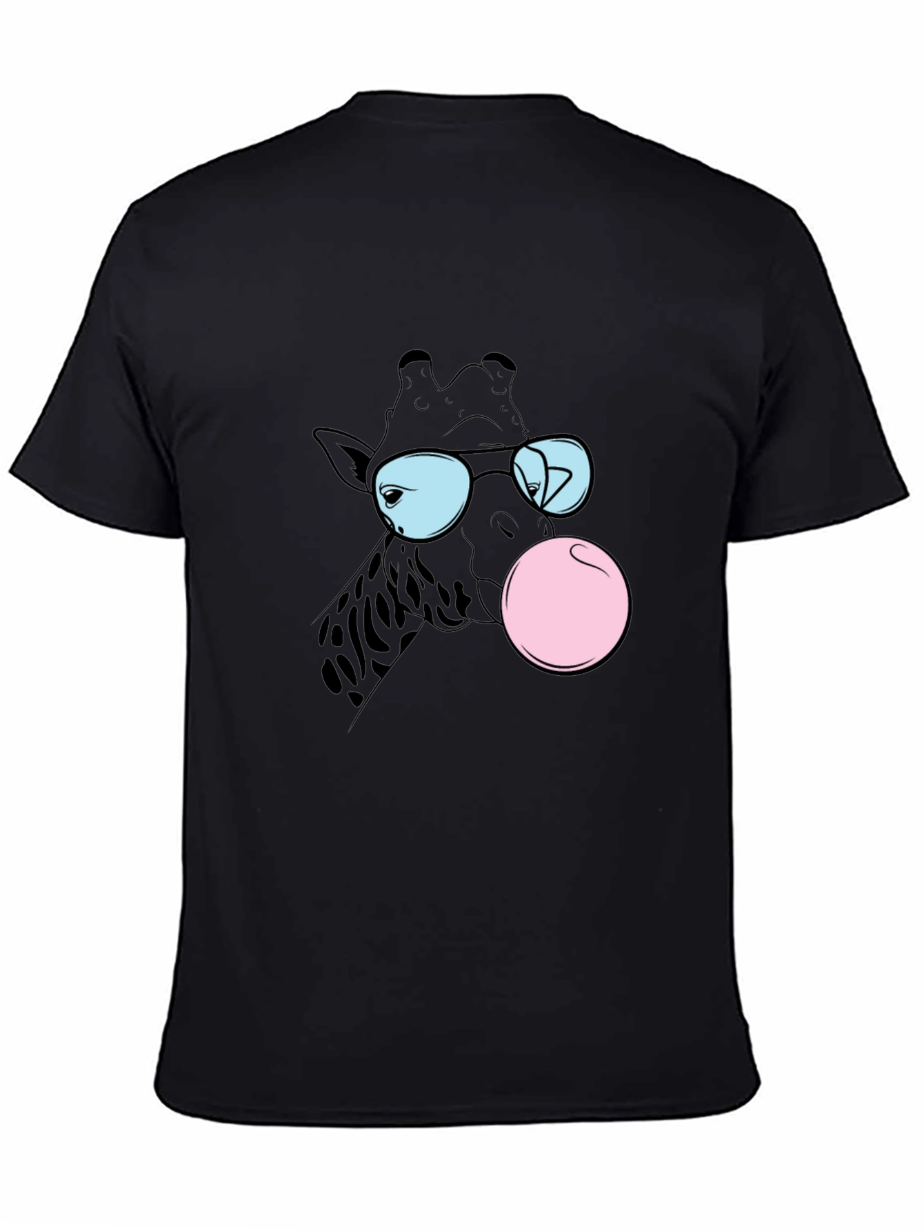 Cool Giraffe Bubble Gum Graphic Tee
