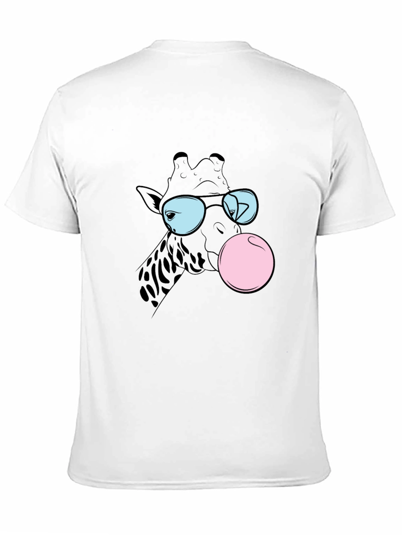 Cool Giraffe Bubble Gum Graphic Tee
