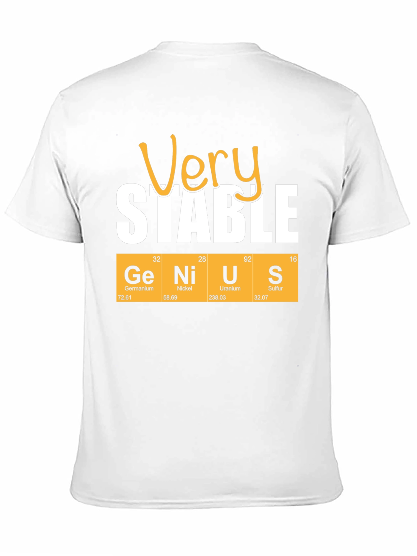 Very Stable Genius Periodic Table T-Shirt