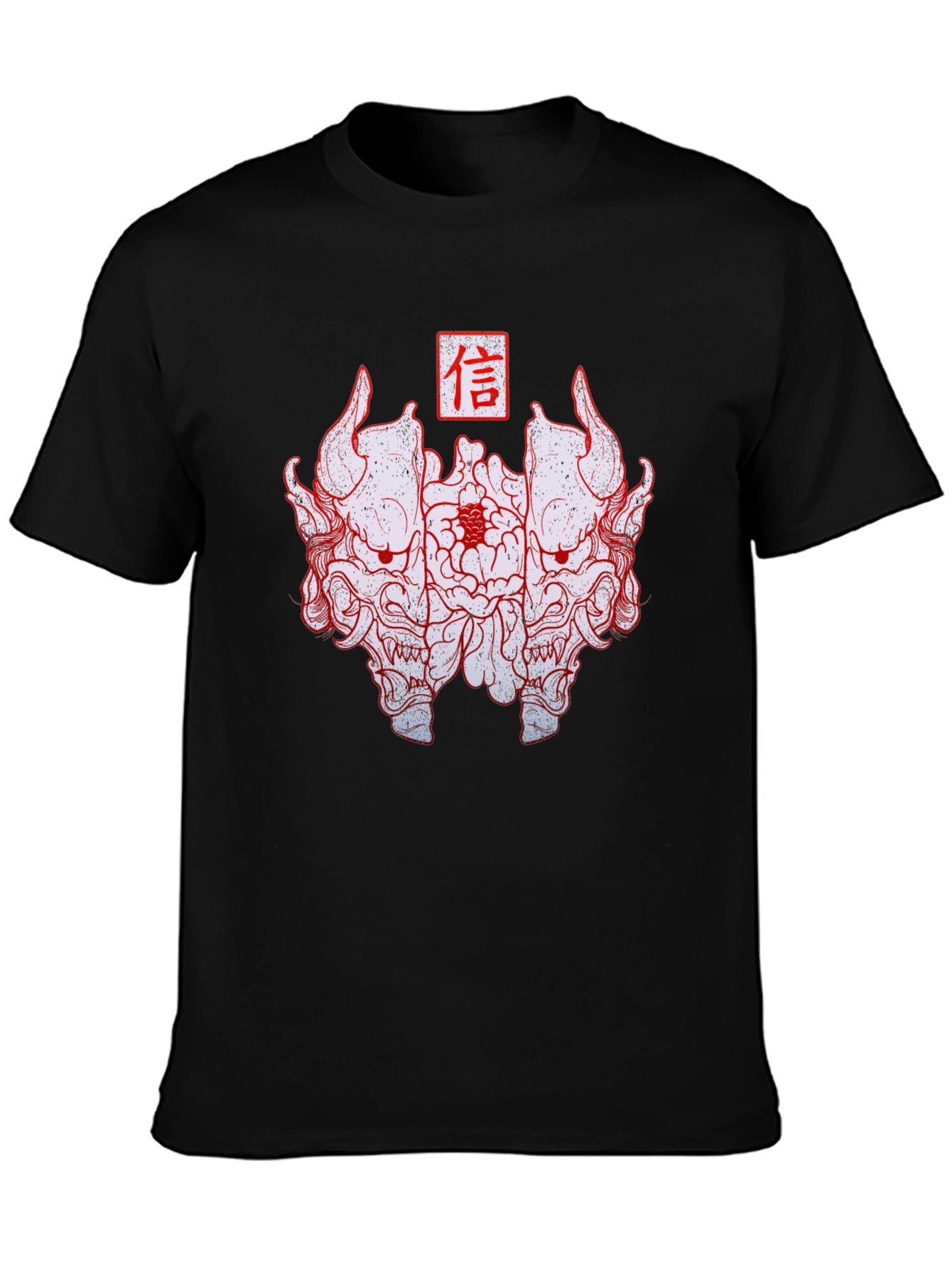 Japanese Oni Mask Graphic Tee