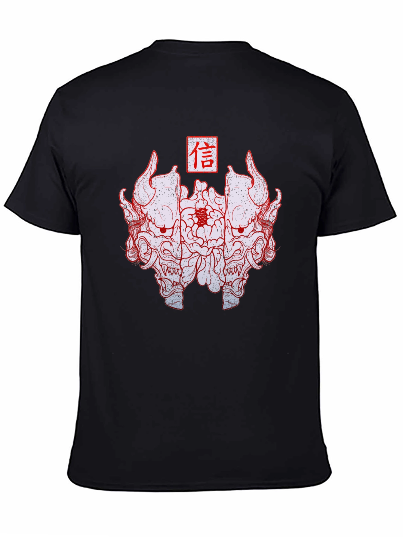 Japanese Oni Mask Graphic Tee